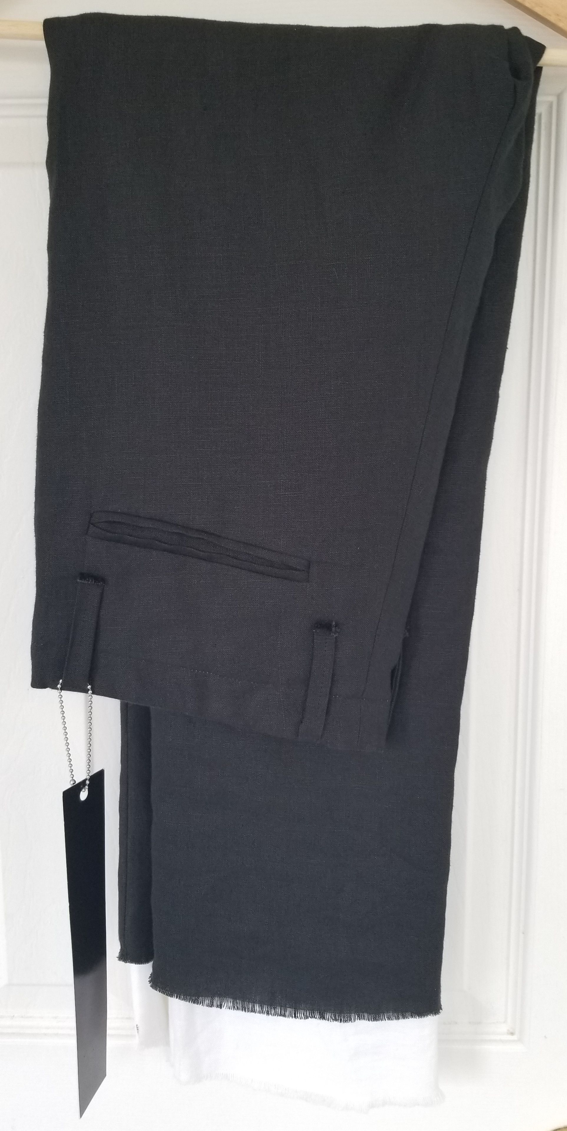 Odyn Vovk Odyn Vovk Double Layer Linen Ann Black White Demeulemeester Size US 30 / EU 46 - 5 Thumbnail