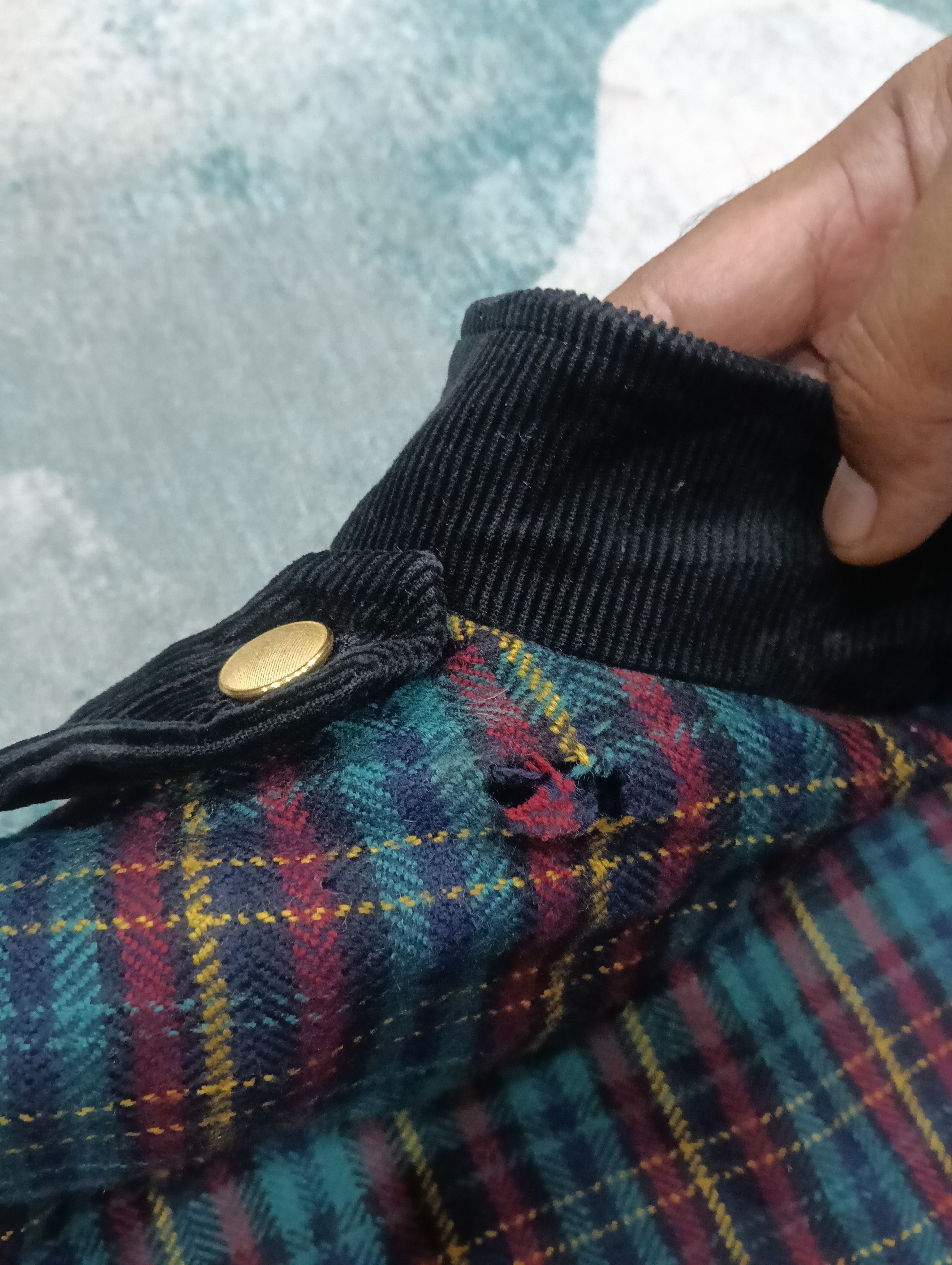 Saint Laurent Paris × Yves Saint Laurent Vintage Yves Saint Laurent Checkered Jacket Size M / US 6-8 / IT 42-44 - 17 Thumbnail