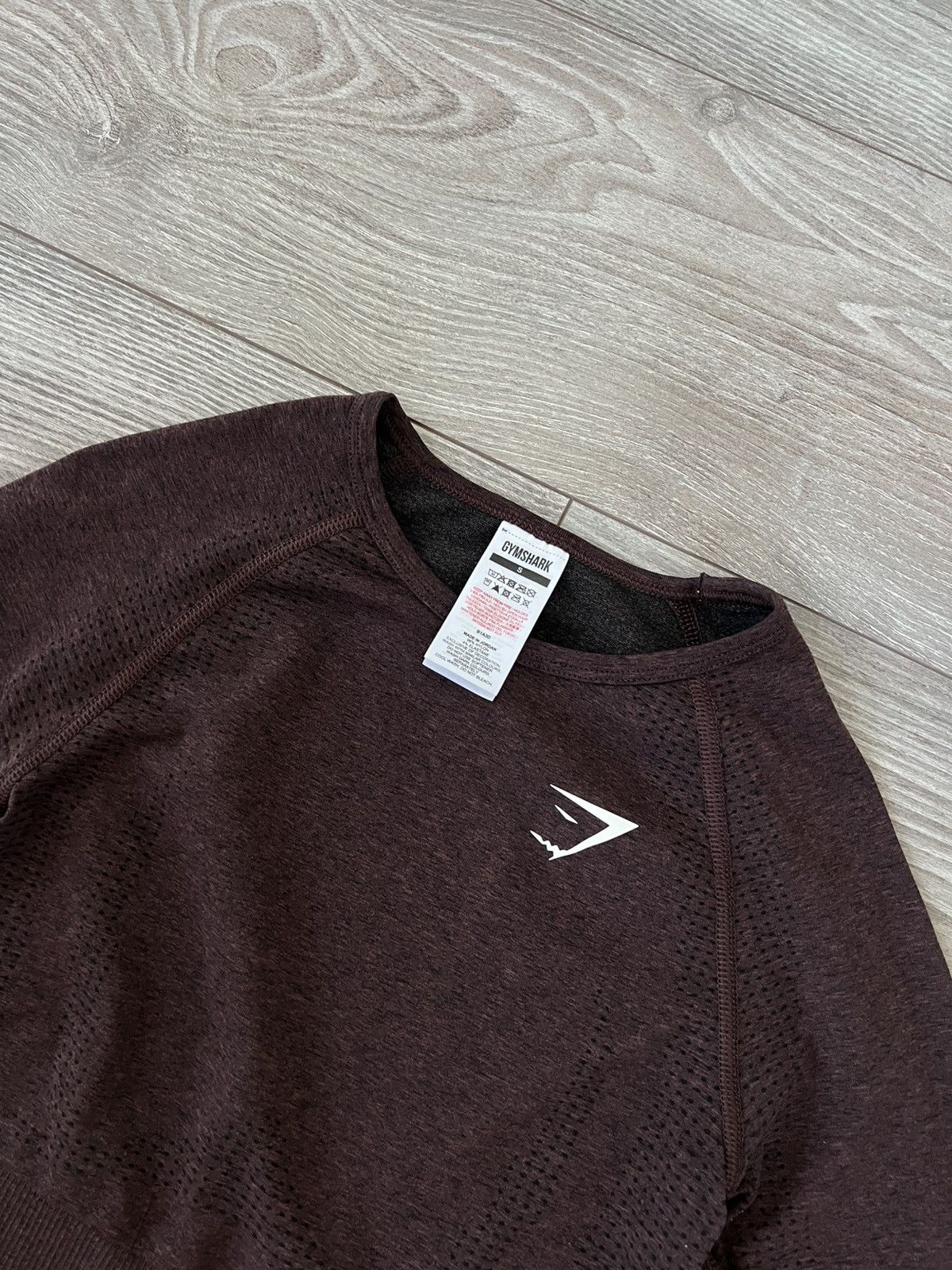 Gymshark ‼️Gymshark Womans Long Sleeve Onyx Straight Fit Gym Top‼️ Size S / US 4 / IT 40 - 14 Thumbnail