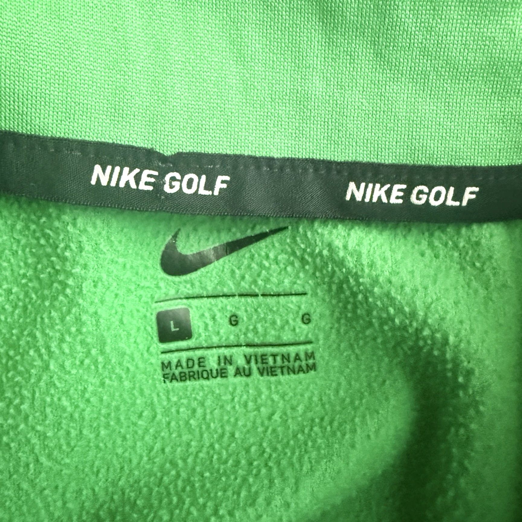 Nike Nike Golf Green Half Zip Pullover Mens Size L Size US L / EU 52-54 / 3 - 4 Thumbnail