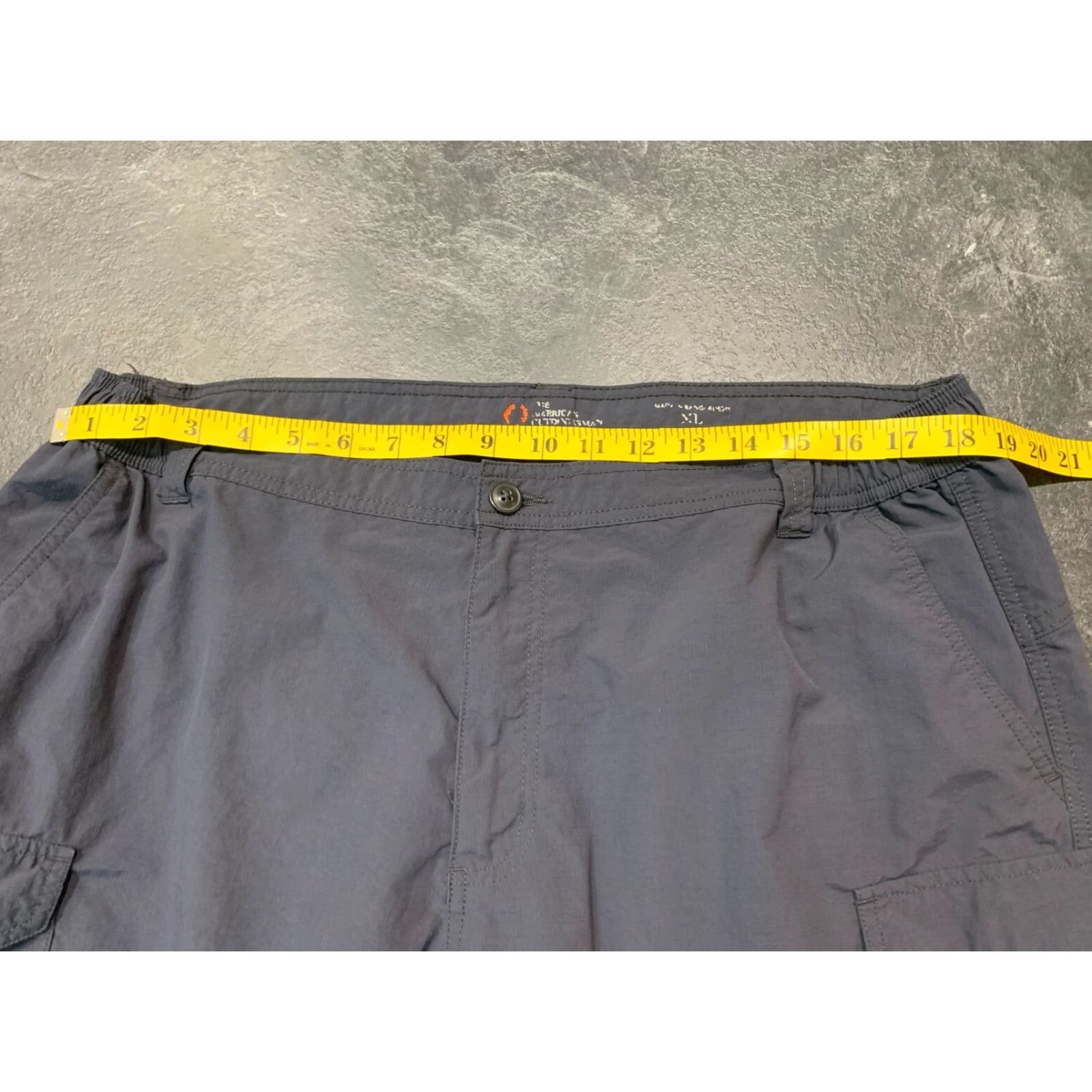 Vintage American Outdoorsman Convertible Pants Mens XL Blue Fishing Hiking Ripstop Size US 36 / EU 52 - 3 Thumbnail