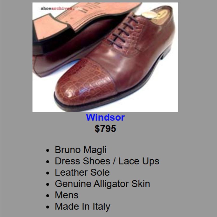 Bruno Magli Exotic Bruno Magli Italy Brown Alligator Leather Oxfords 10M Size US 10 / EU 43 - 6 Thumbnail