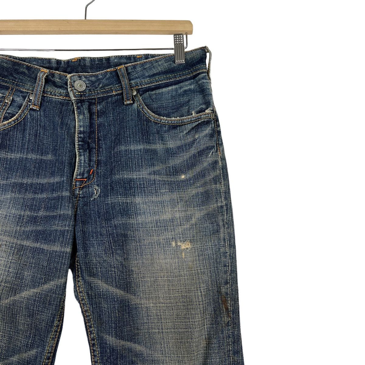 Japanese Brand 🔥 FLARE DENIM CRAFT Size US 32 / EU 48 - 7 Thumbnail