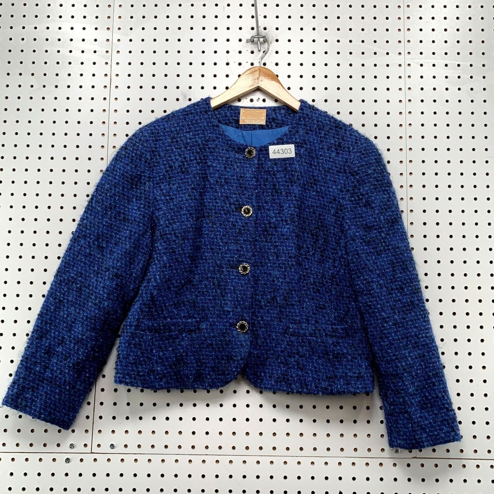 Pendleton VINTAGE Pendleton Wool Tweed Jacket Womens Size 14 Blue Made Usa Size XL / US 12-14 / IT 48-50 - 2 Thumbnail