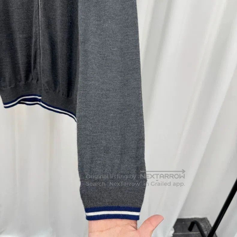 Hermes Hermes Cashmere Zip Knit Jacket. Size US XL / EU 56 / 4 - 4 Thumbnail