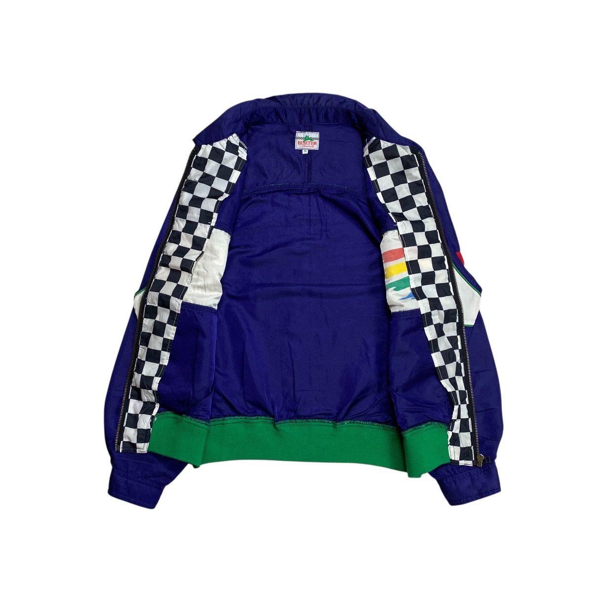 Benetton Vintage Benetton Formula 1 Racing Bomber Jacket Size US M / EU 48-50 / 2 - 3 Thumbnail