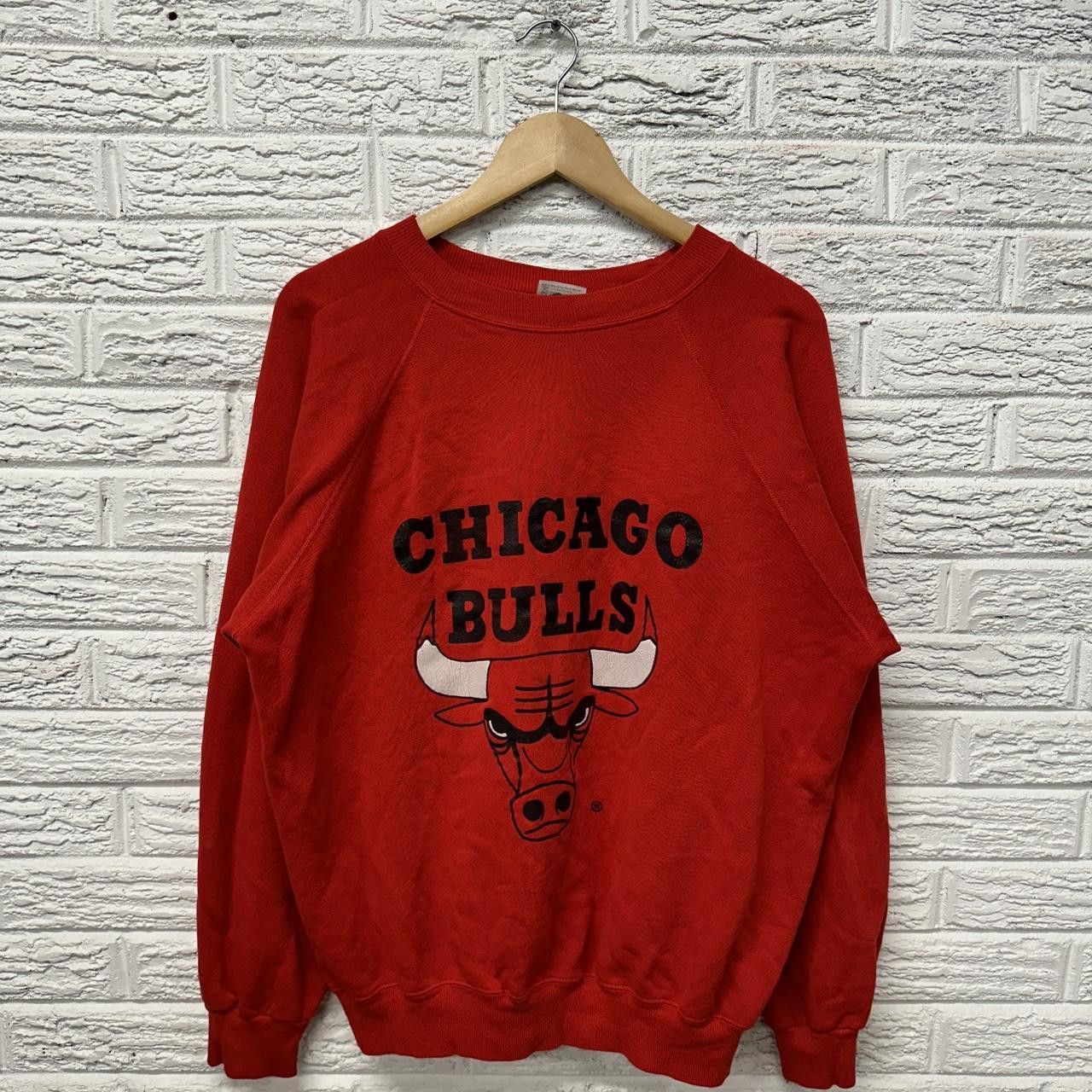 Vintage Vintage Chicago Bulls NBA Sweatshirt XL Size US XL / EU 56 / 4 - 2 Thumbnail