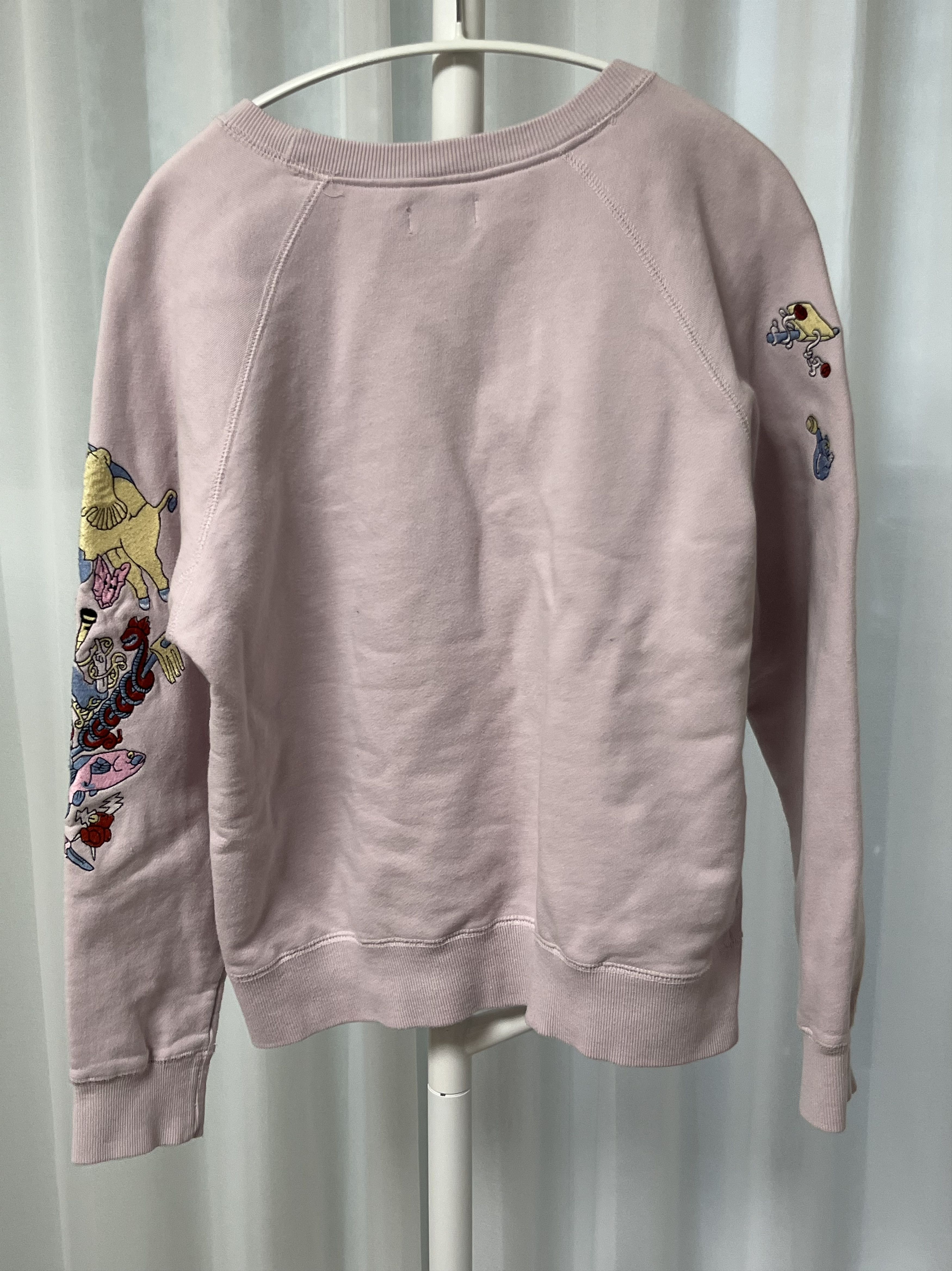 Zadig & Voltaire Zadig & Voltaire Strawberry Milk-Colored Luxe Sweatshirt Size S / US 4 / IT 40 - 2 Thumbnail