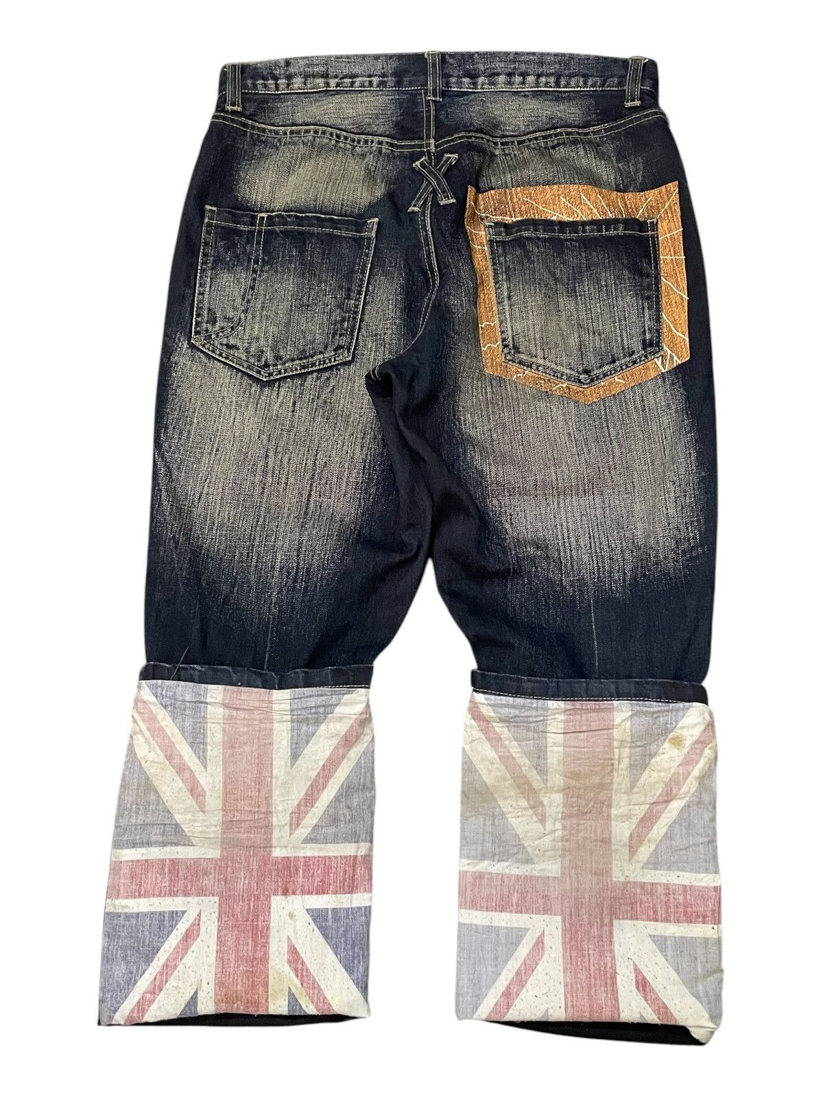 PPFM PPFM Booze & Pills & Powders Double Waist Mud Wash Jeans Size US 32 / EU 48 - 5 Thumbnail