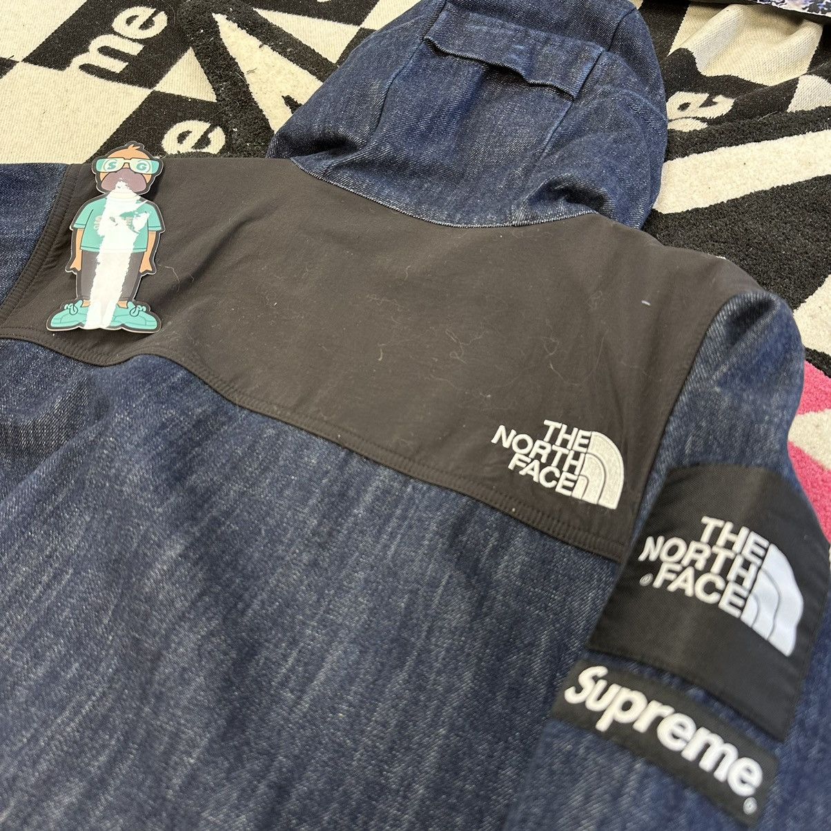 Supreme✖️North Face denim dot Jacket M Supreme x The North Face Denim Dot Shot Jacket Indigo SS15 Size M