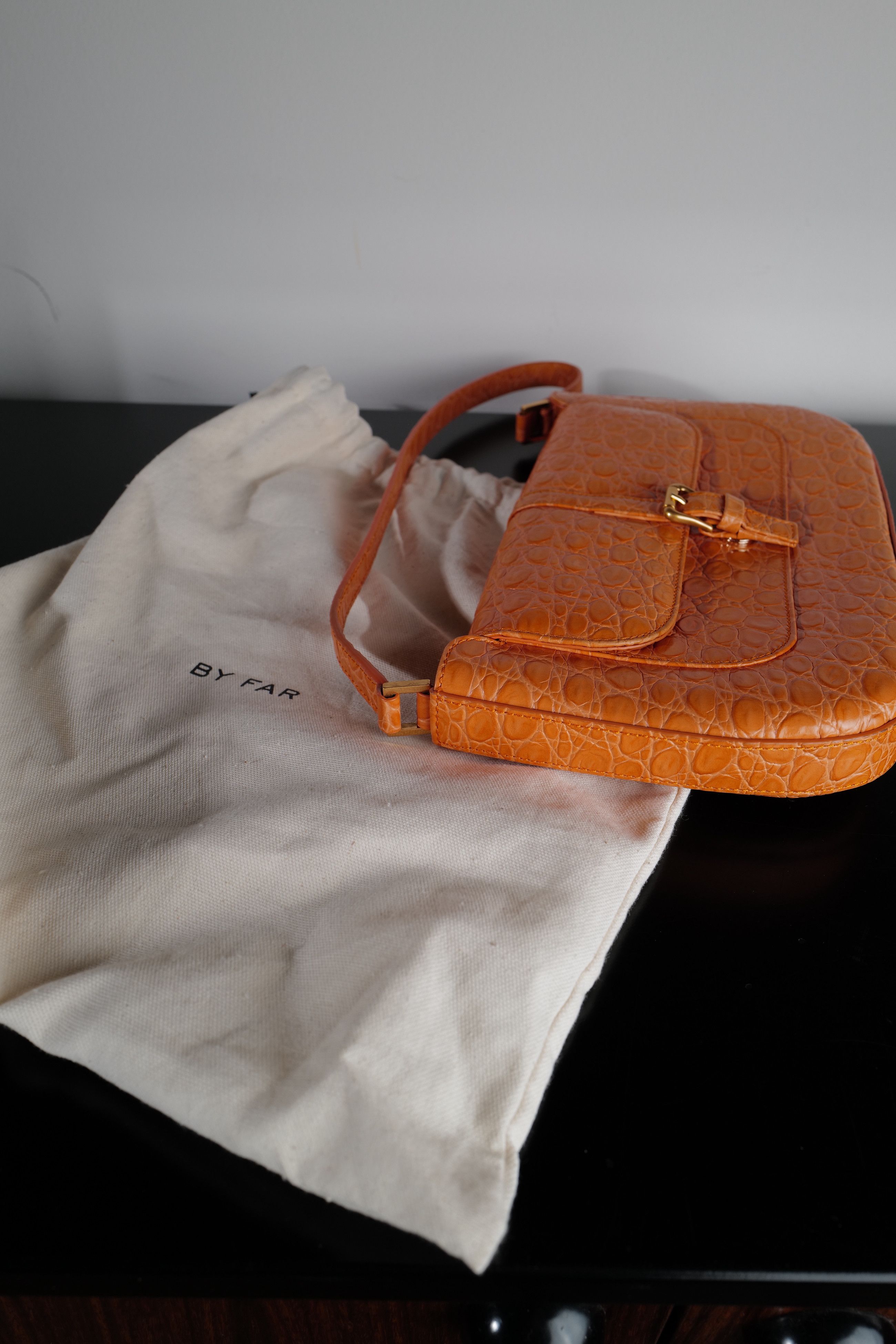 By Far BY FAR MIRANDA PAPAYA CROCO Size ONE SIZE - 13 Thumbnail