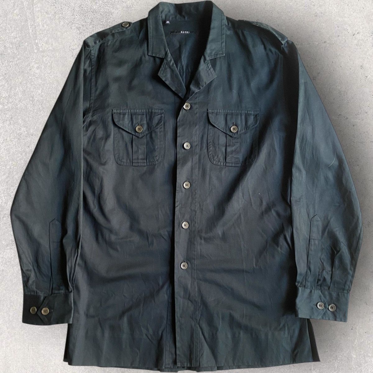 Gucci Vintage Gucci By Tom Ford Safari Shirt Size US M / EU 48-50 / 2 - 2 Thumbnail