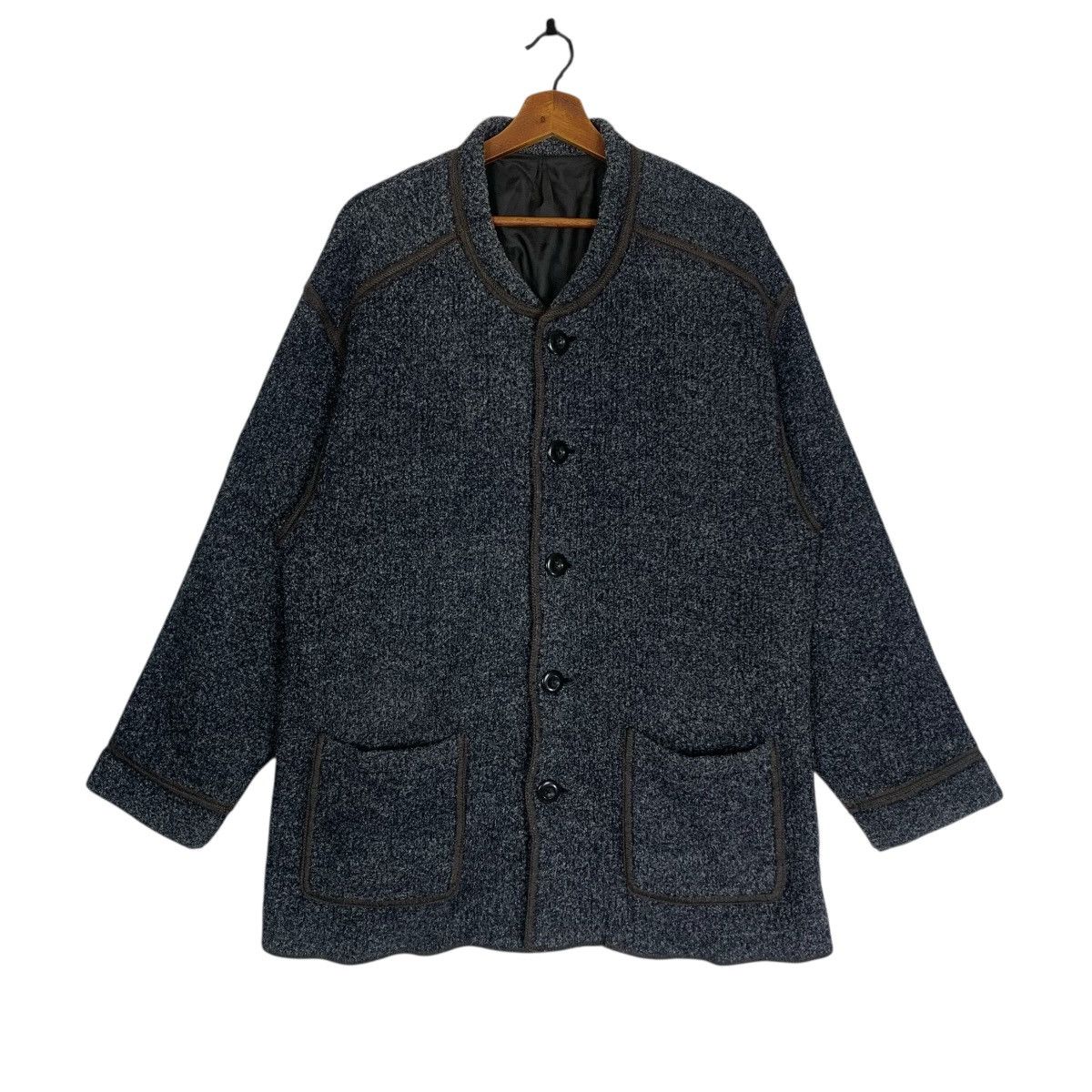 Japanese Brand Paco rabanne Desingner JapanaseBrand Luxury Cardigan Jacket Size US L / EU 52-54 / 3 - 1 Thumbnail