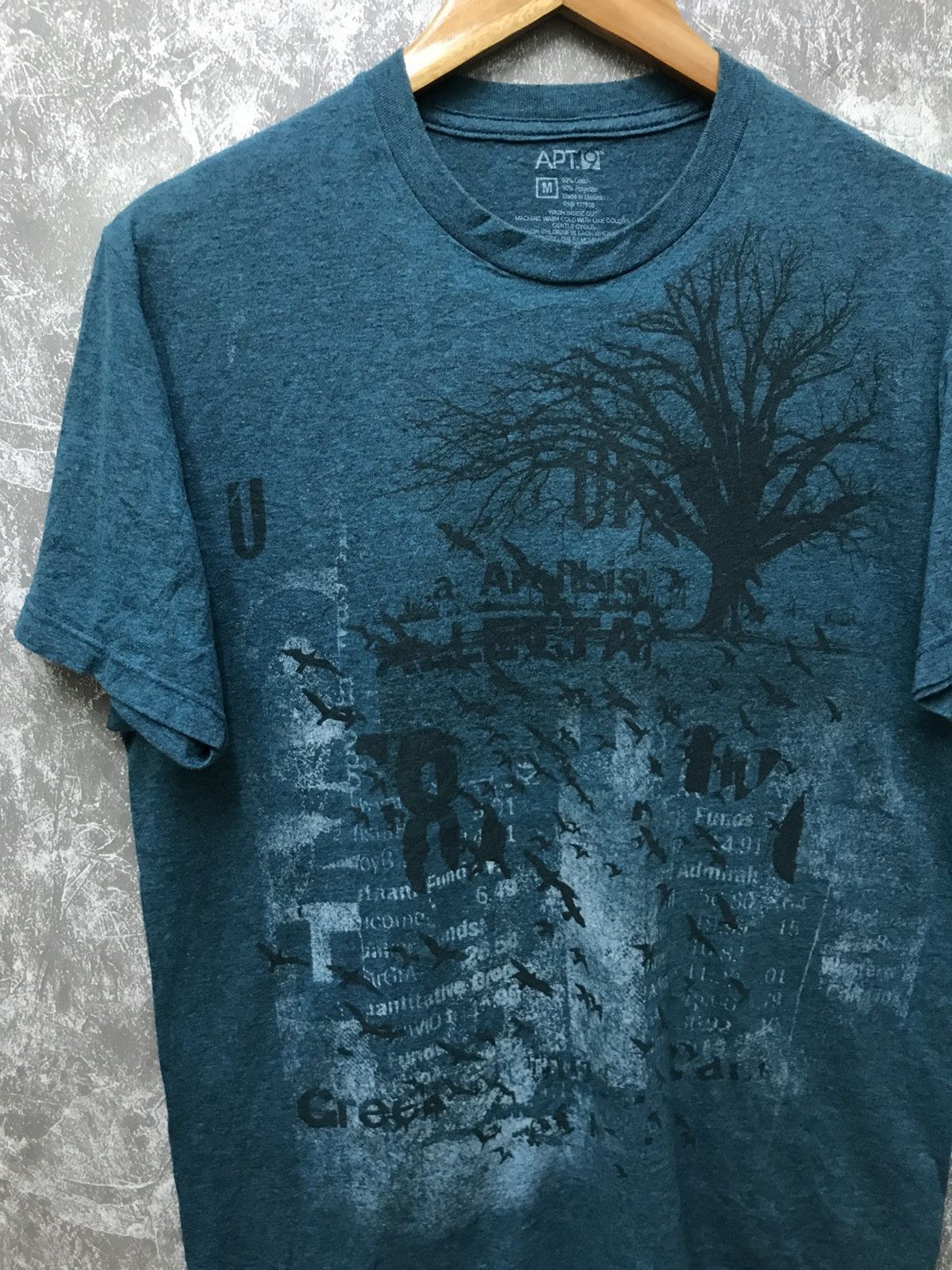 Apt. 9 Apt 9 Affliction Tree Birds Y2K Graphic Tee Size US M / EU 48-50 / 2 - 2 Thumbnail