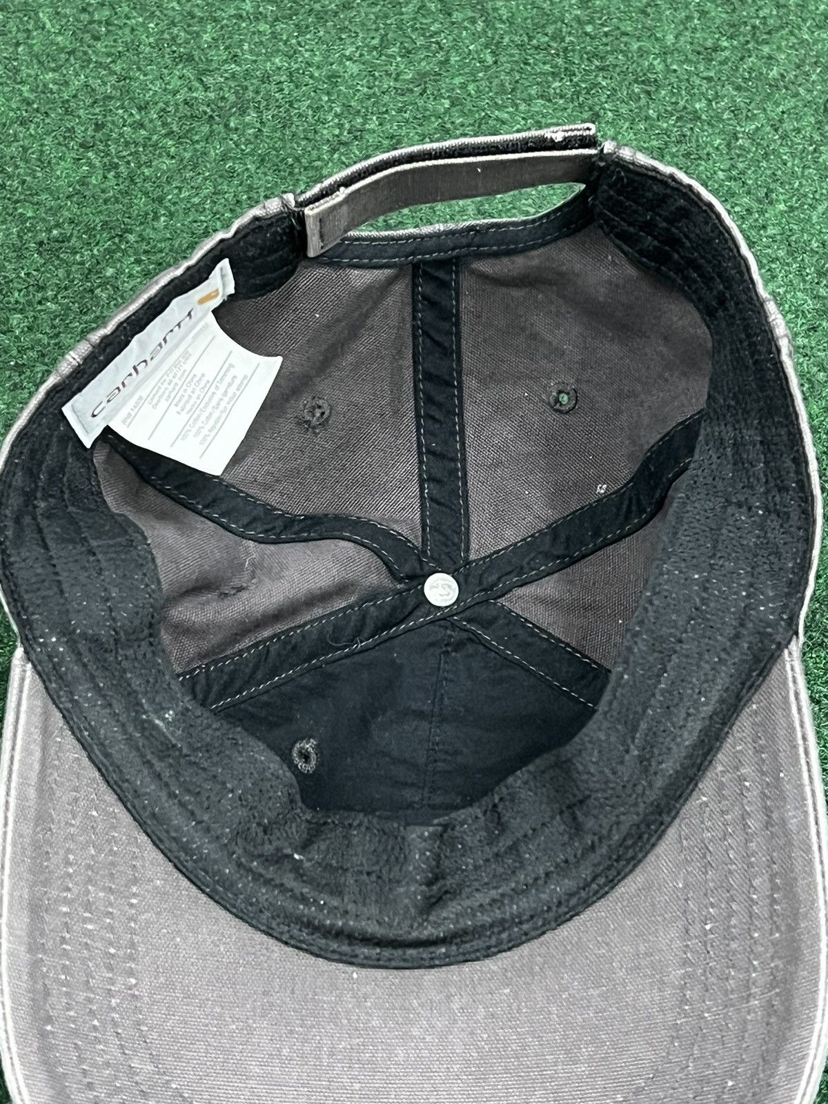 Carhartt Carhartt Leather Patch Strapback Hat Size ONE SIZE - 3 Thumbnail