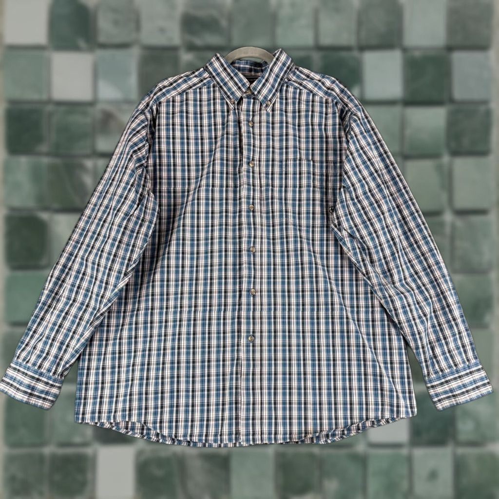 Ariat Ariat Pro Series Dargan Button-Up Shirt Mens XL Blue Plaid Long Sleeve Size US XL / EU 56 / 4 - 1 Thumbnail