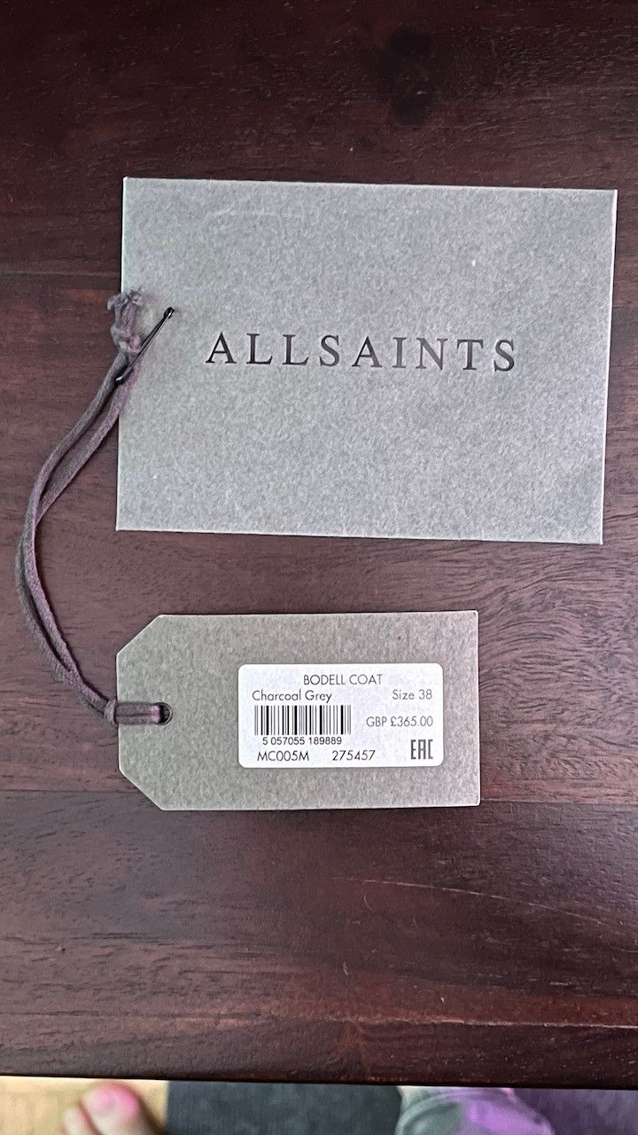 Allsaints Bodell Coat in Charcoal Grey Size US M / EU 48-50 / 2 - 4 Thumbnail
