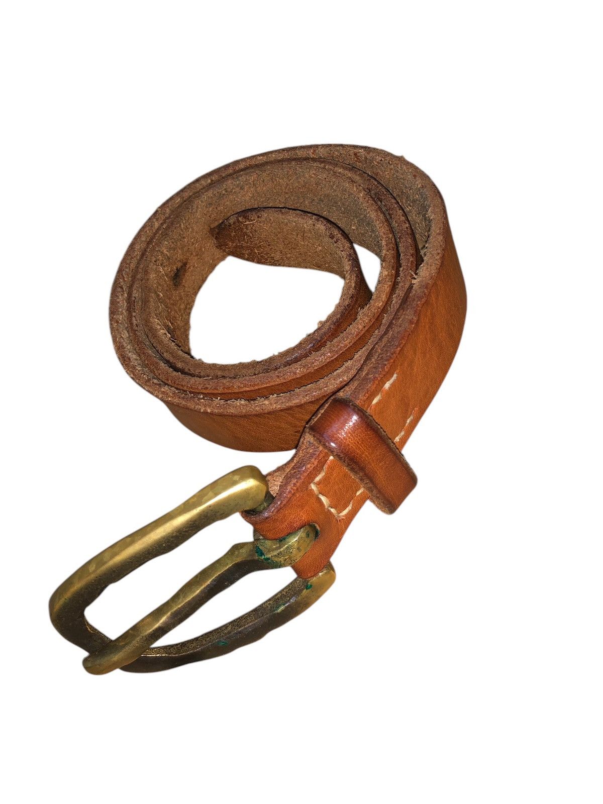 Kapital × Kapital Kountry Kapital Leather Belt Solid Brass Buckle Belt Size ONE SIZE - 16 Thumbnail
