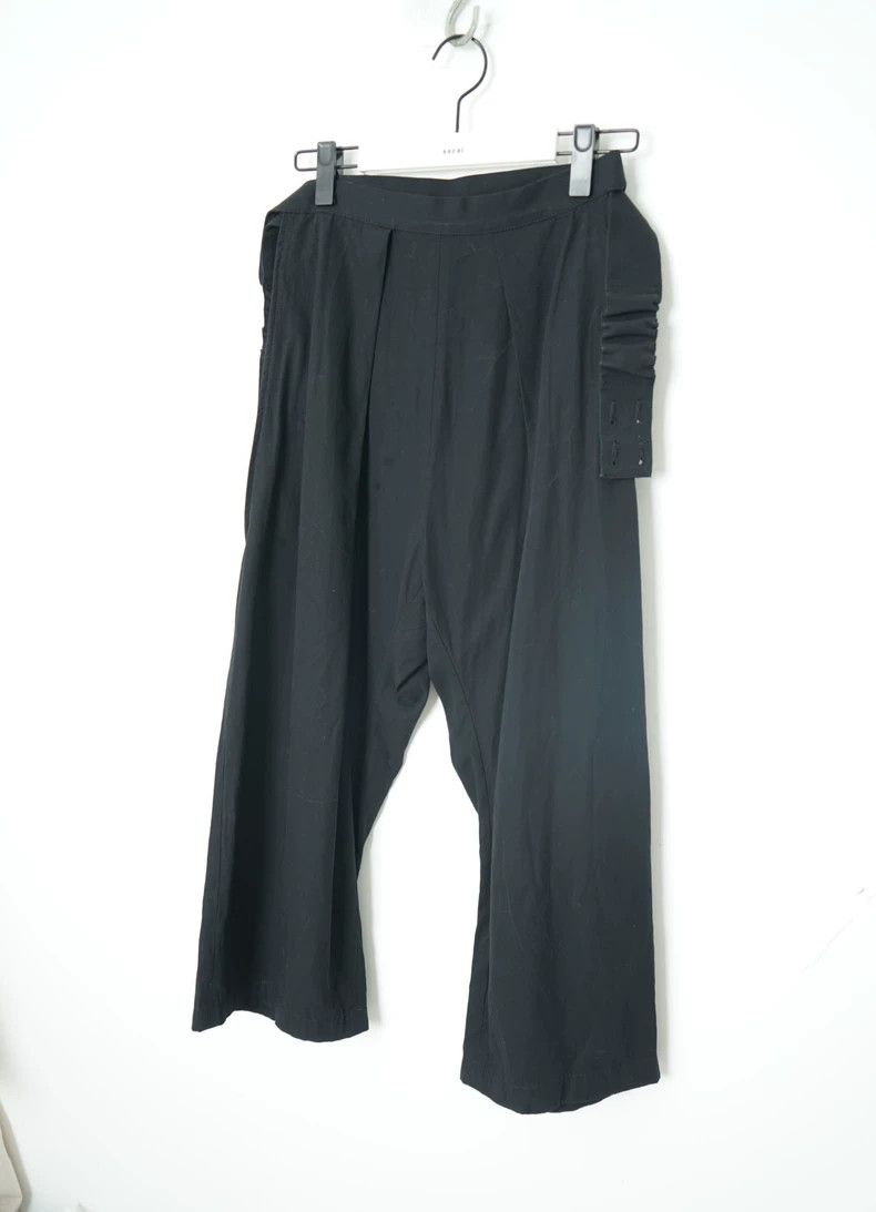 Yohji Yamamoto Yohji Yamamoto size 3 Straight-leg loose wide-leg pants Size US 30 / EU 46 - 2 Thumbnail