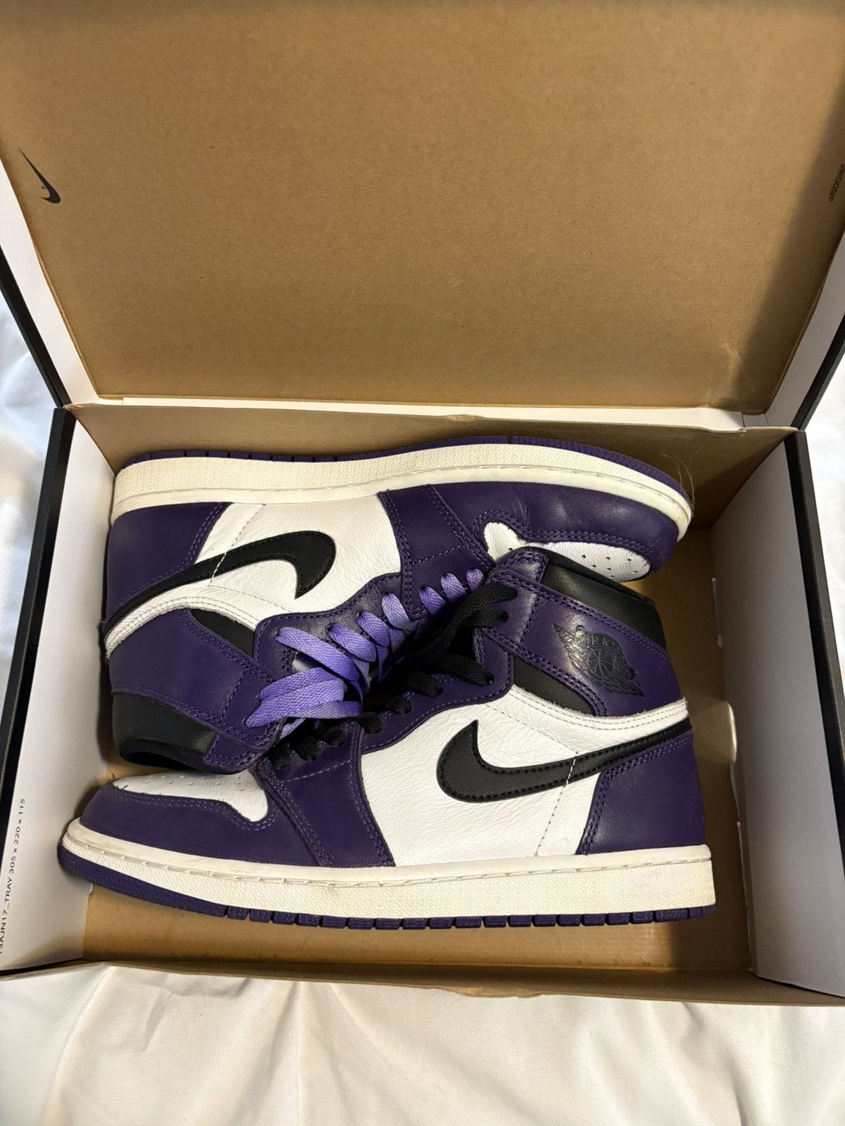 Jordan Brand jordan 1 retro high og court purple Size US 7.5 / EU 40-41 - 2 Thumbnail