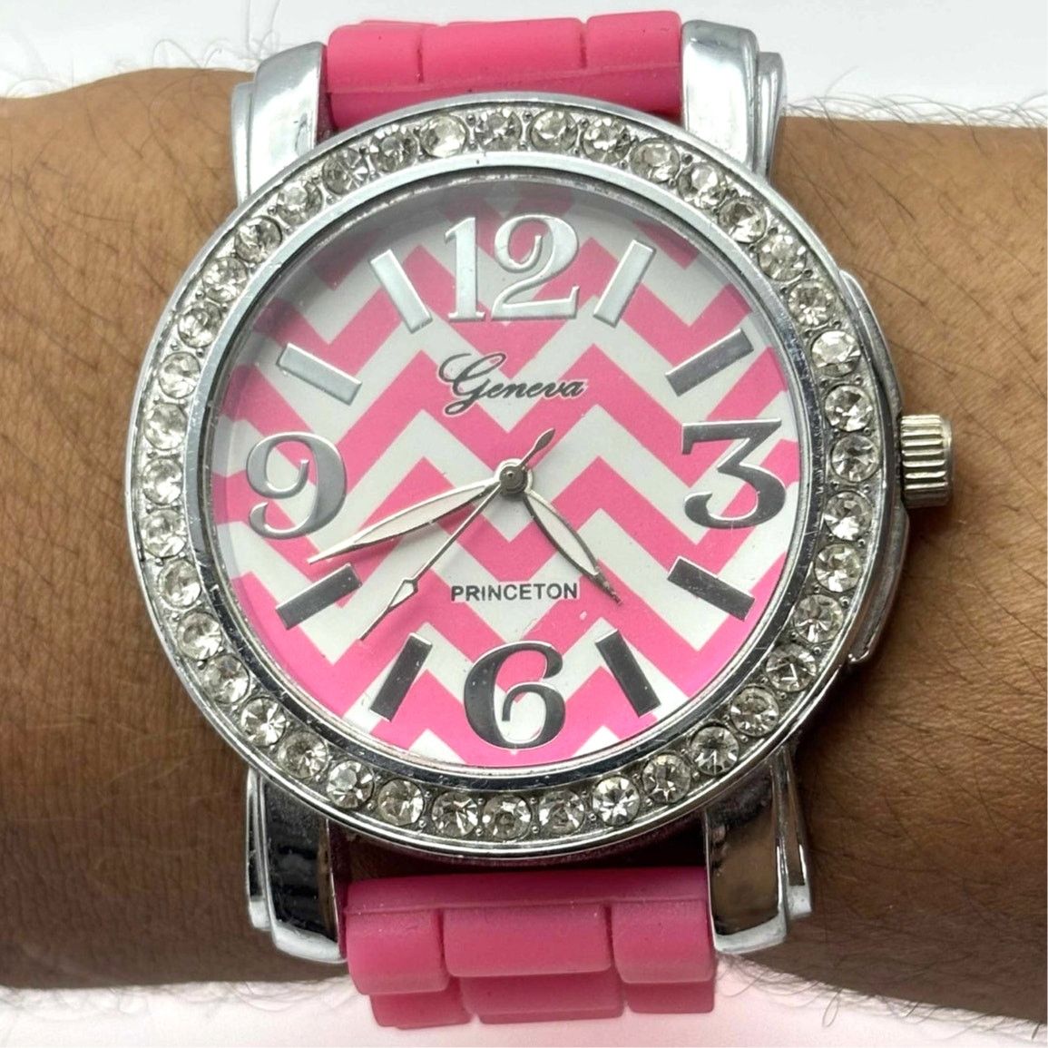 Other Pink Striped Men's Watch Size ONE SIZE - 1 Thumbnail