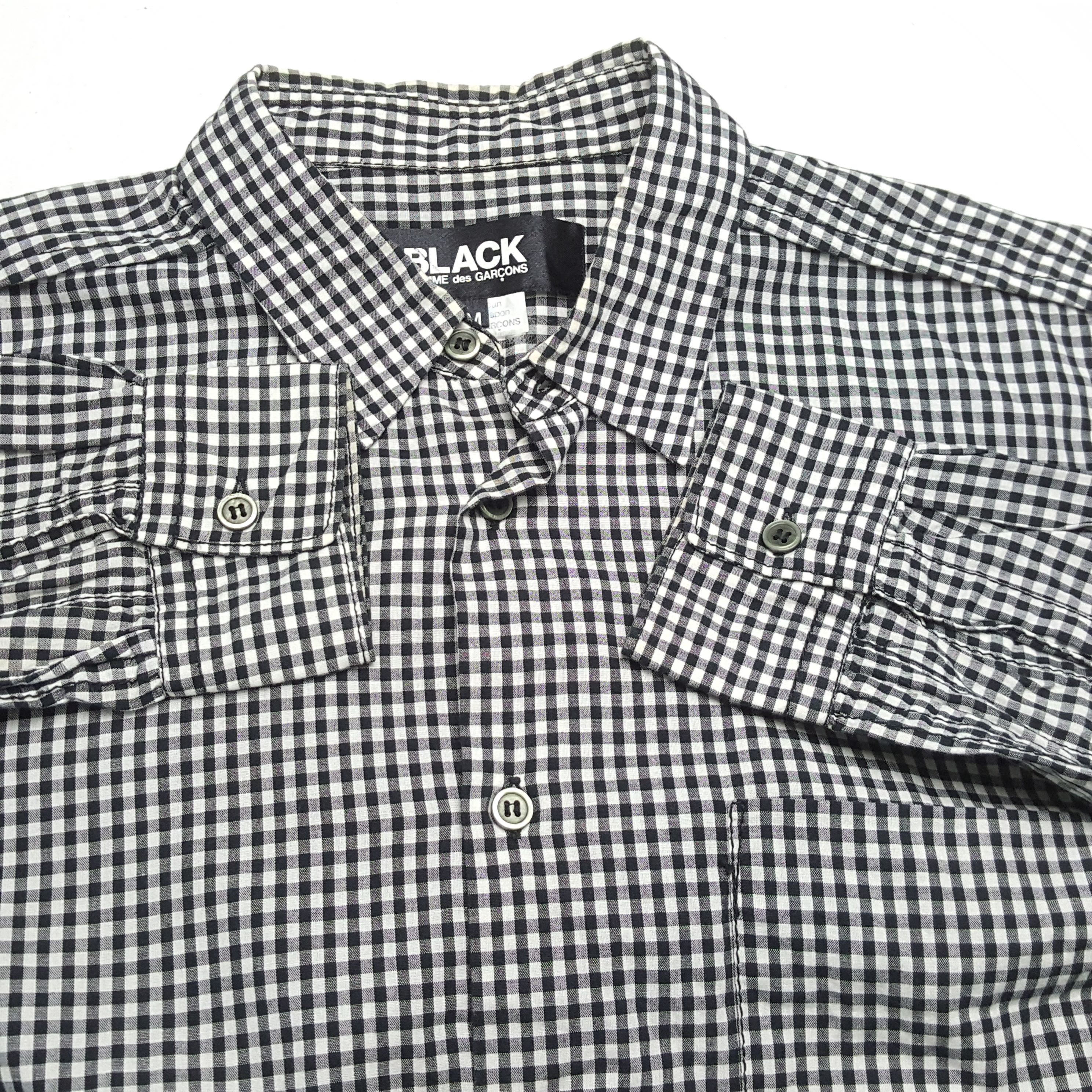 Comme des Garcons Black × Designer × Japanese Brand Vintage COMME des GARÇONS BLACK Japanese Brand Shirts Size US M / EU 48-50 / 2 - 8 Thumbnail