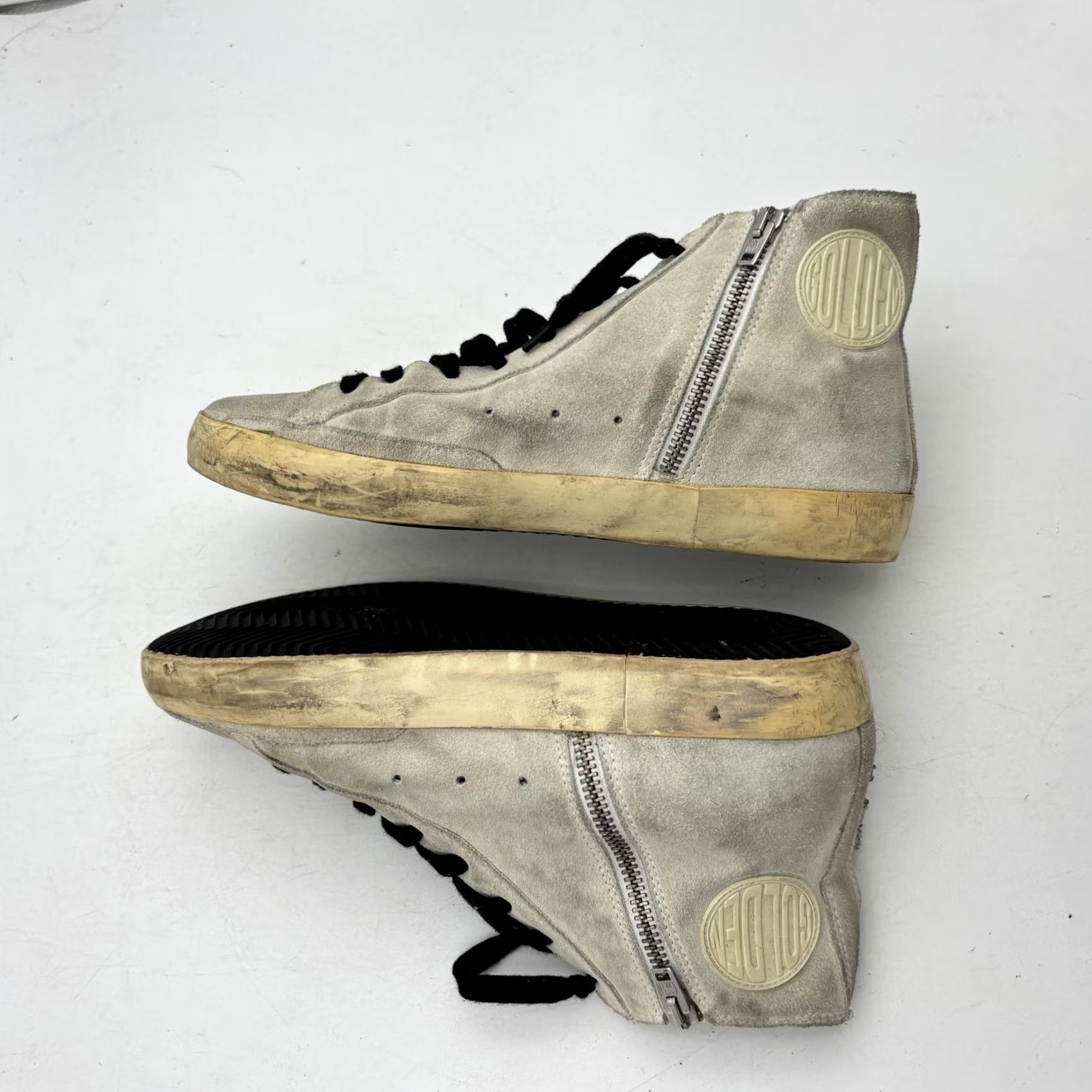Golden Goose Golden Goose Francy Suede Sneaker Shoes Hi Top Embelished Stones 39 US 9 Women's Size M / US 6-8 / IT 42-44 - 6 Thumbnail