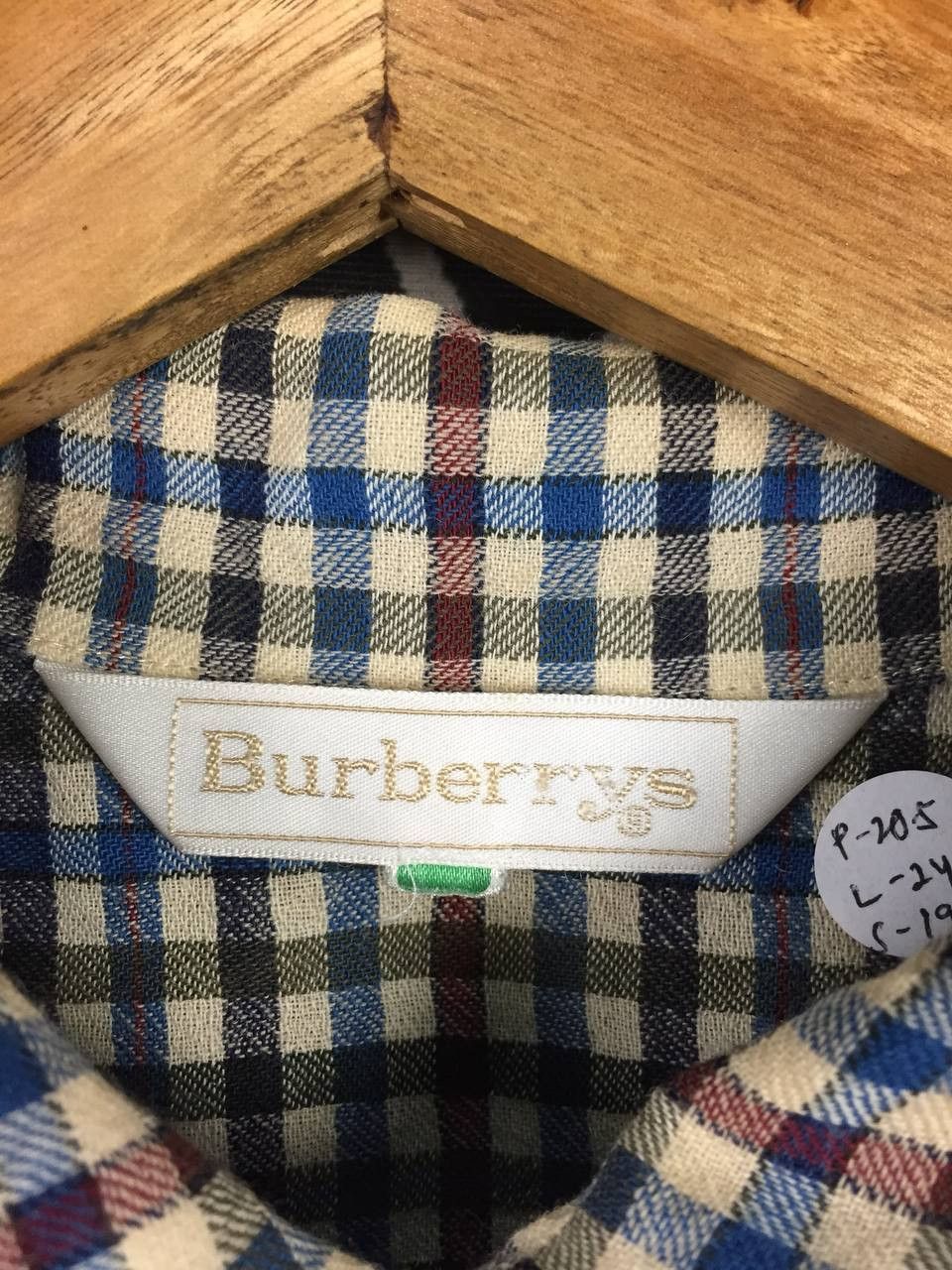 Burberry Vtg 90s Burberrys Classic Gingham Check Button Up Shirt Size US S / EU 44-46 / 1 - 17 Thumbnail