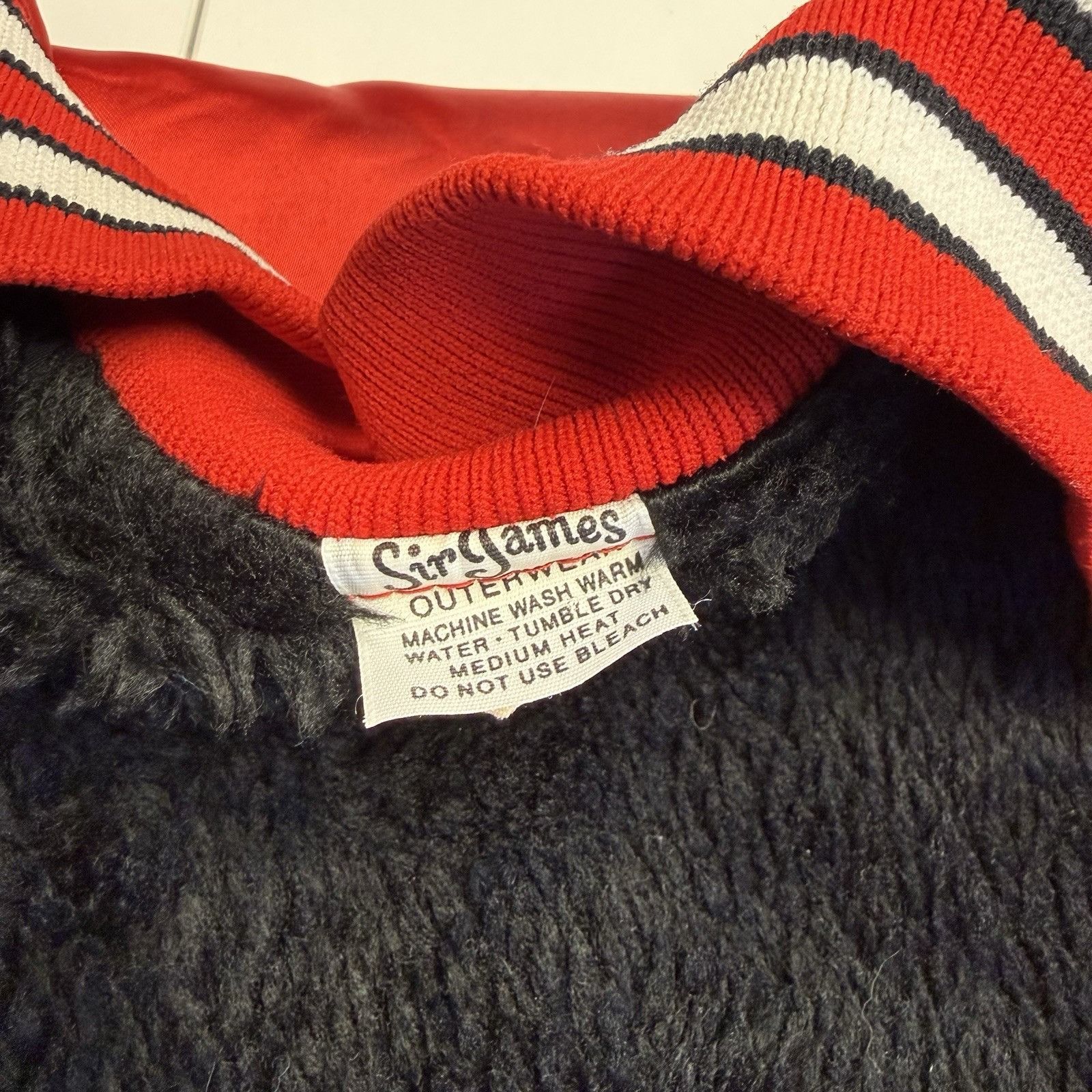 Vintage Vintage 80s Snowmobile Club Jacket Mens XL Red Satin Bomber Size US XL / EU 56 / 4 - 12 Thumbnail