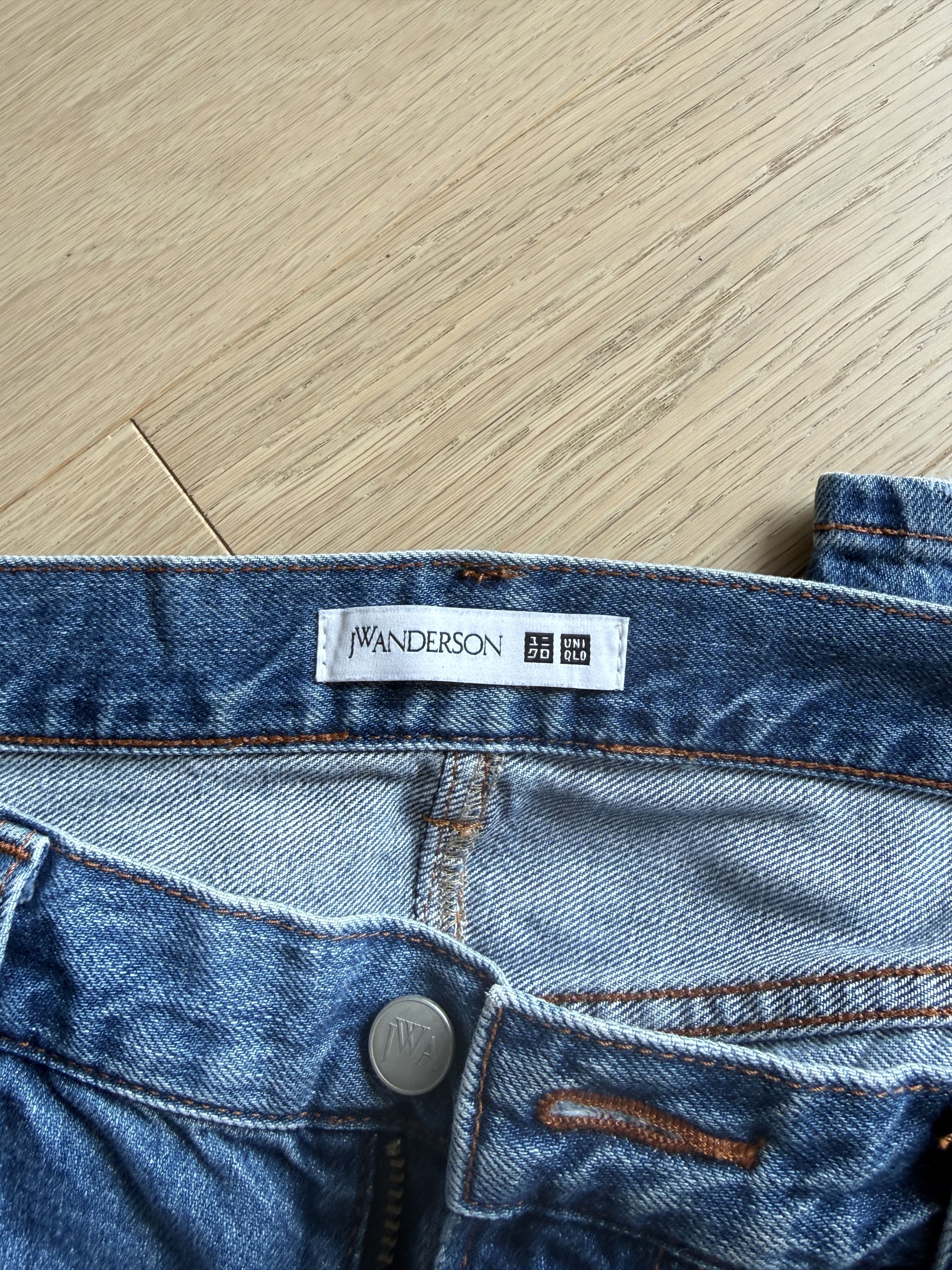 JW Anderson × Uniqlo Uniqlo x JW Anderson Shoe Cut Blue Jeans Size US 29 - 4 Thumbnail