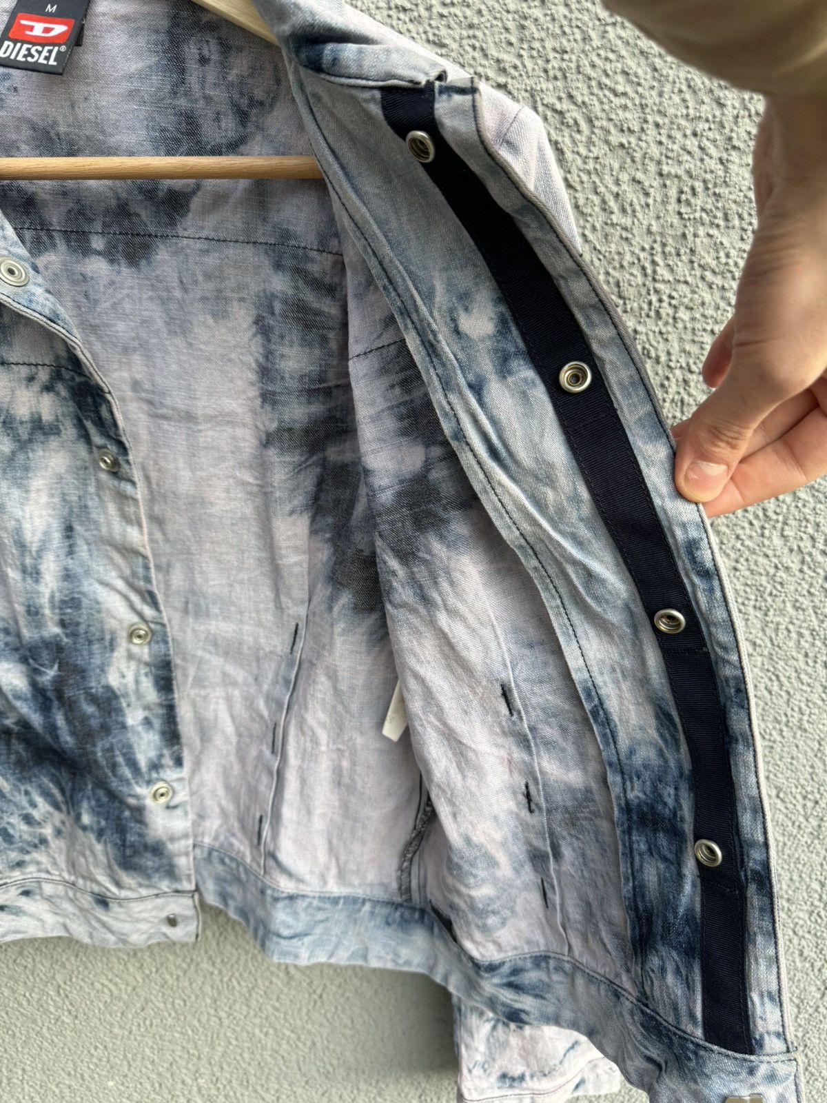 Diesel × Japanese Brand Diesel Denim Tie Dye Jacket Mod.Sobea Size M / US 6-8 / IT 42-44 - 12 Thumbnail