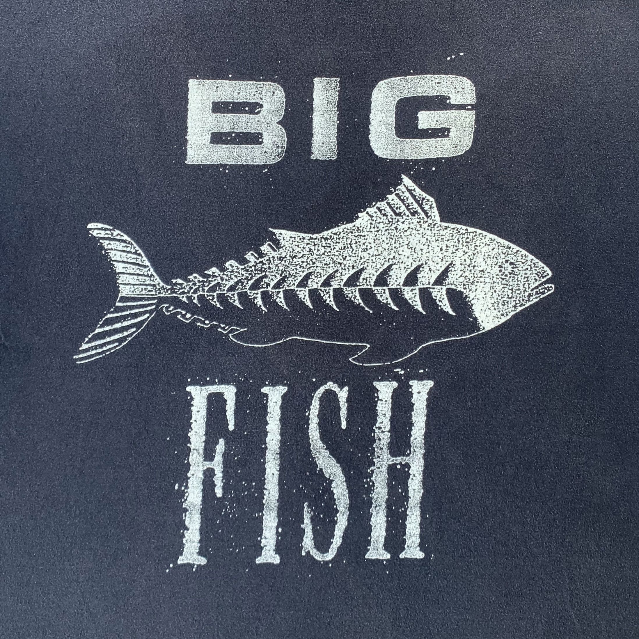 Vintage 90s BIG FISH T Shirt Faded Tee Sam's Jeans Fishing Oversize Size US XXL / EU 58 / 5 - 3 Thumbnail