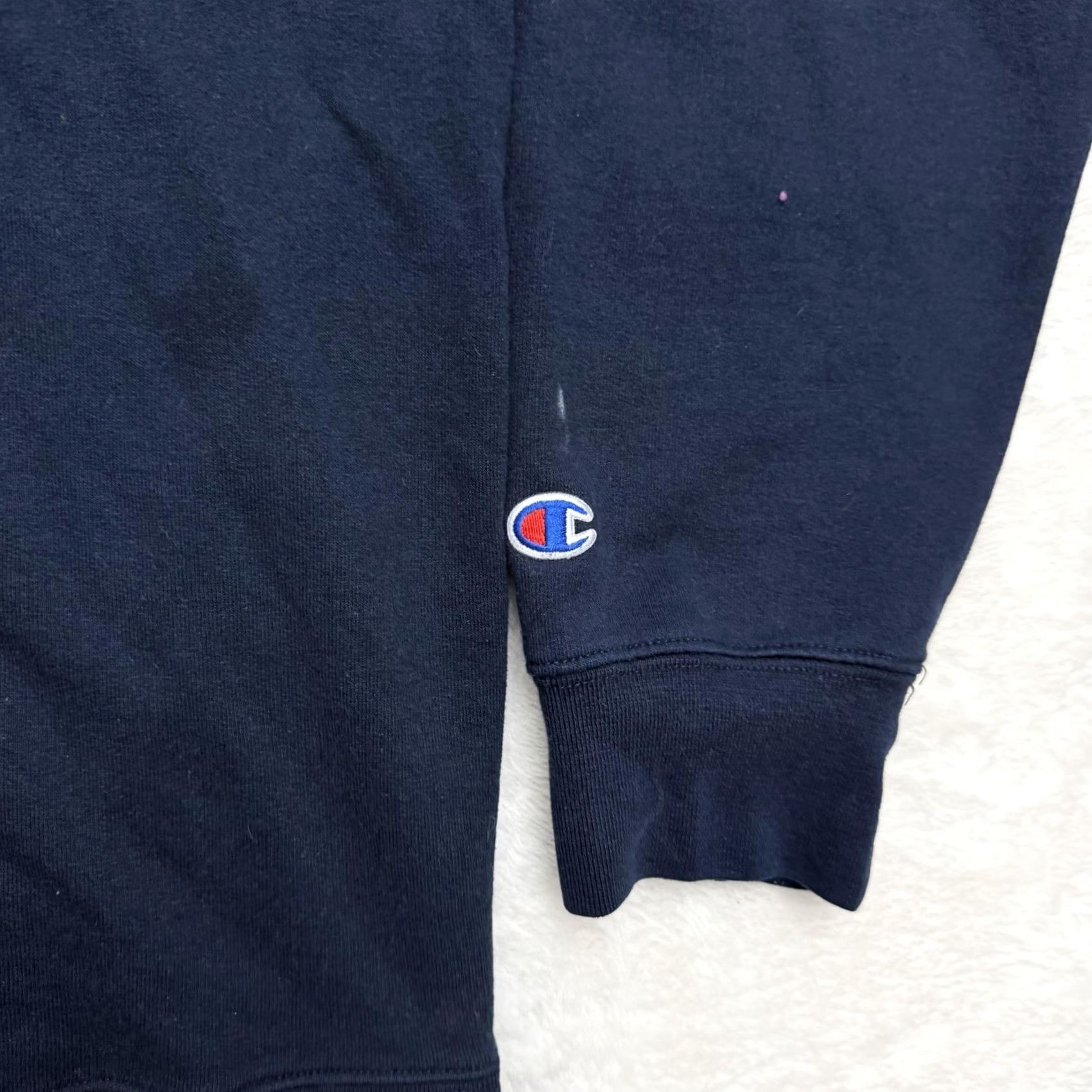 Champion Champion Catawba College Sweatshirt Men XL Blue 1/4 Zip Pullover Graphic Print College Hoodie Size US XL / EU 56 / 4 - 5 Thumbnail
