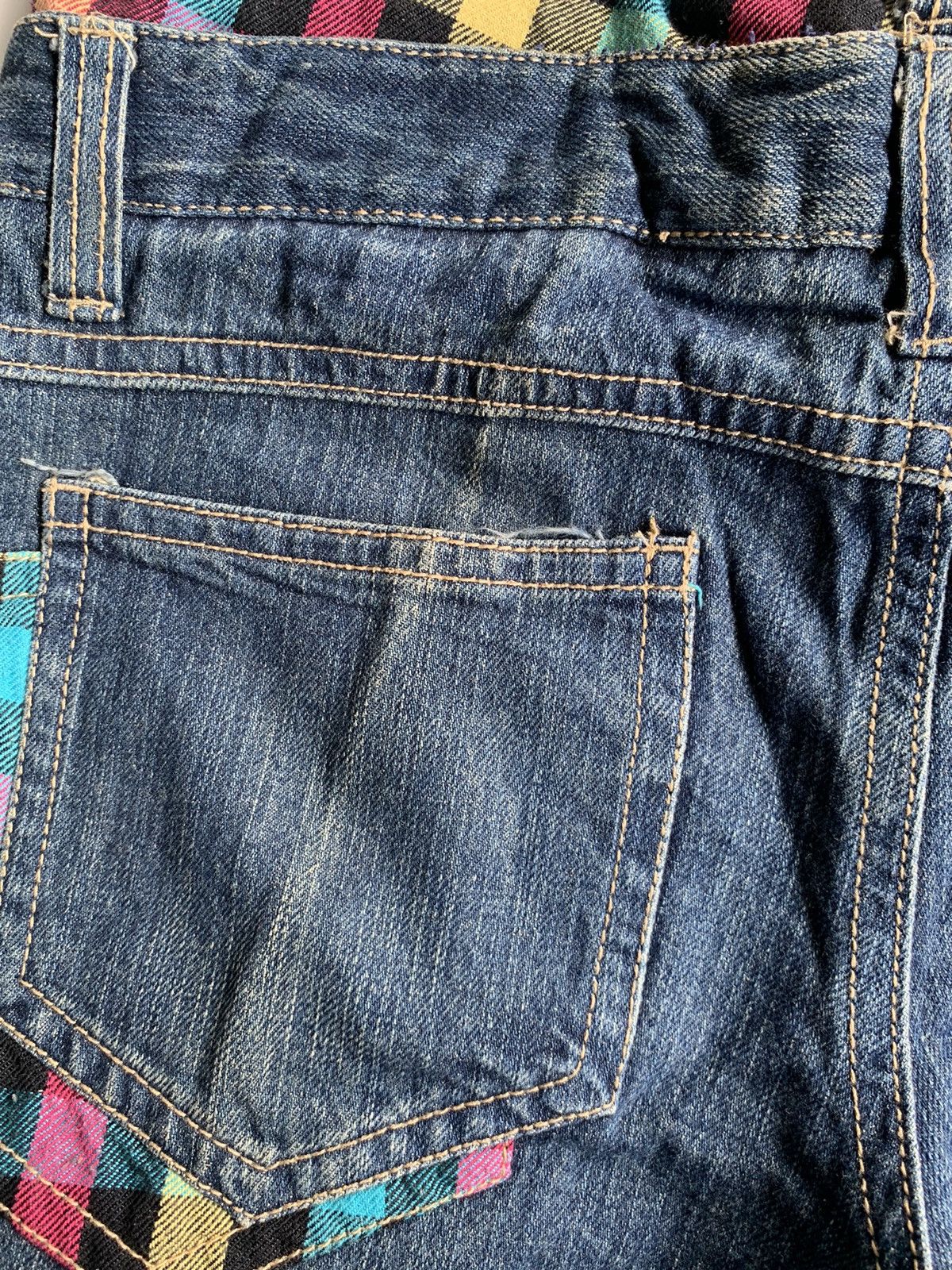 Tornado Mart DOUBLE WAIST💥 JAPANESE PUNK STYLE DENIM Size US 32 / EU 48 - 18 Thumbnail