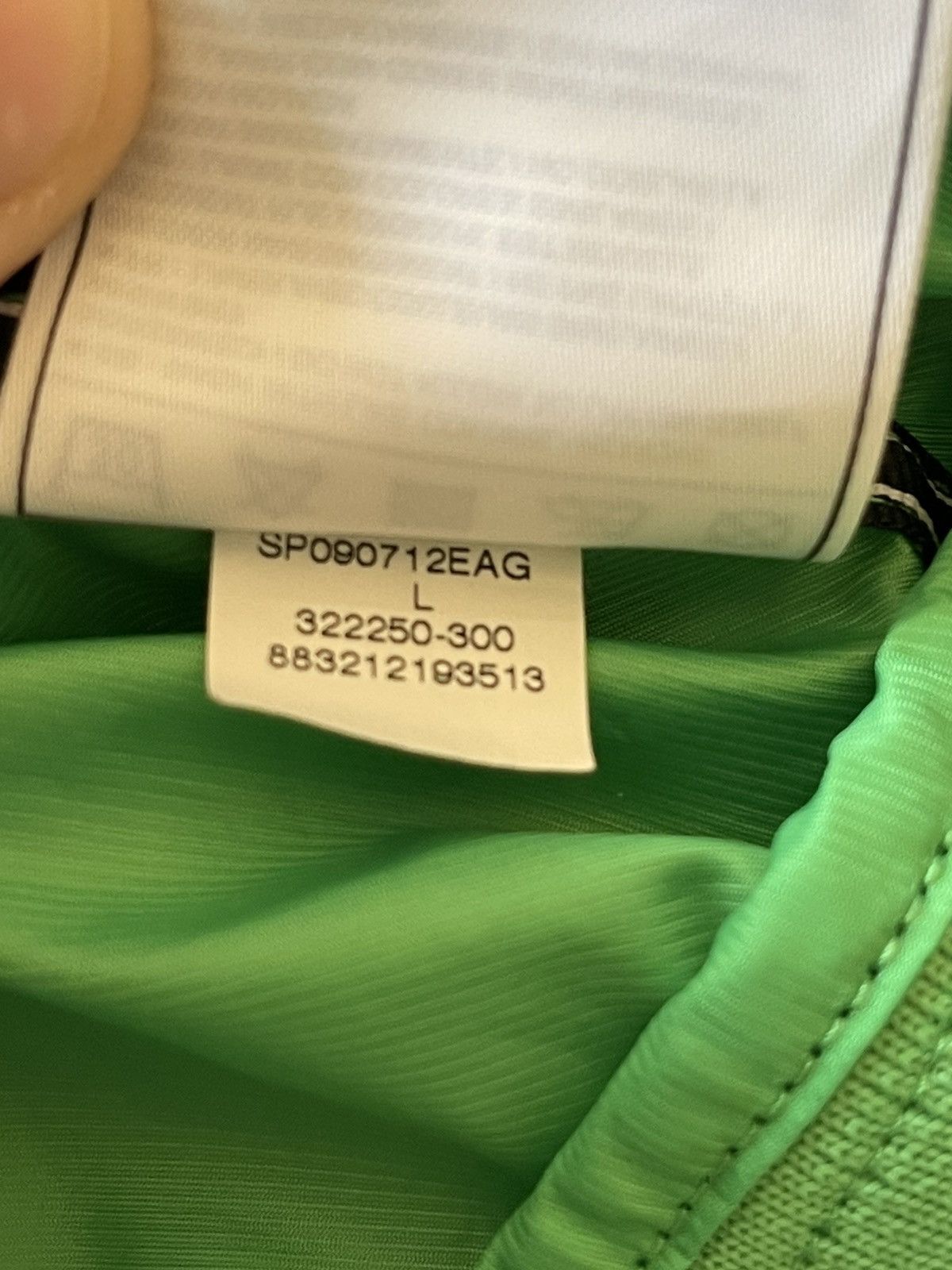 Nike Nike Sportswear Windrunner Jacket - Green/Grey (Size L) Size US L / EU 52-54 / 3 - 9 Thumbnail