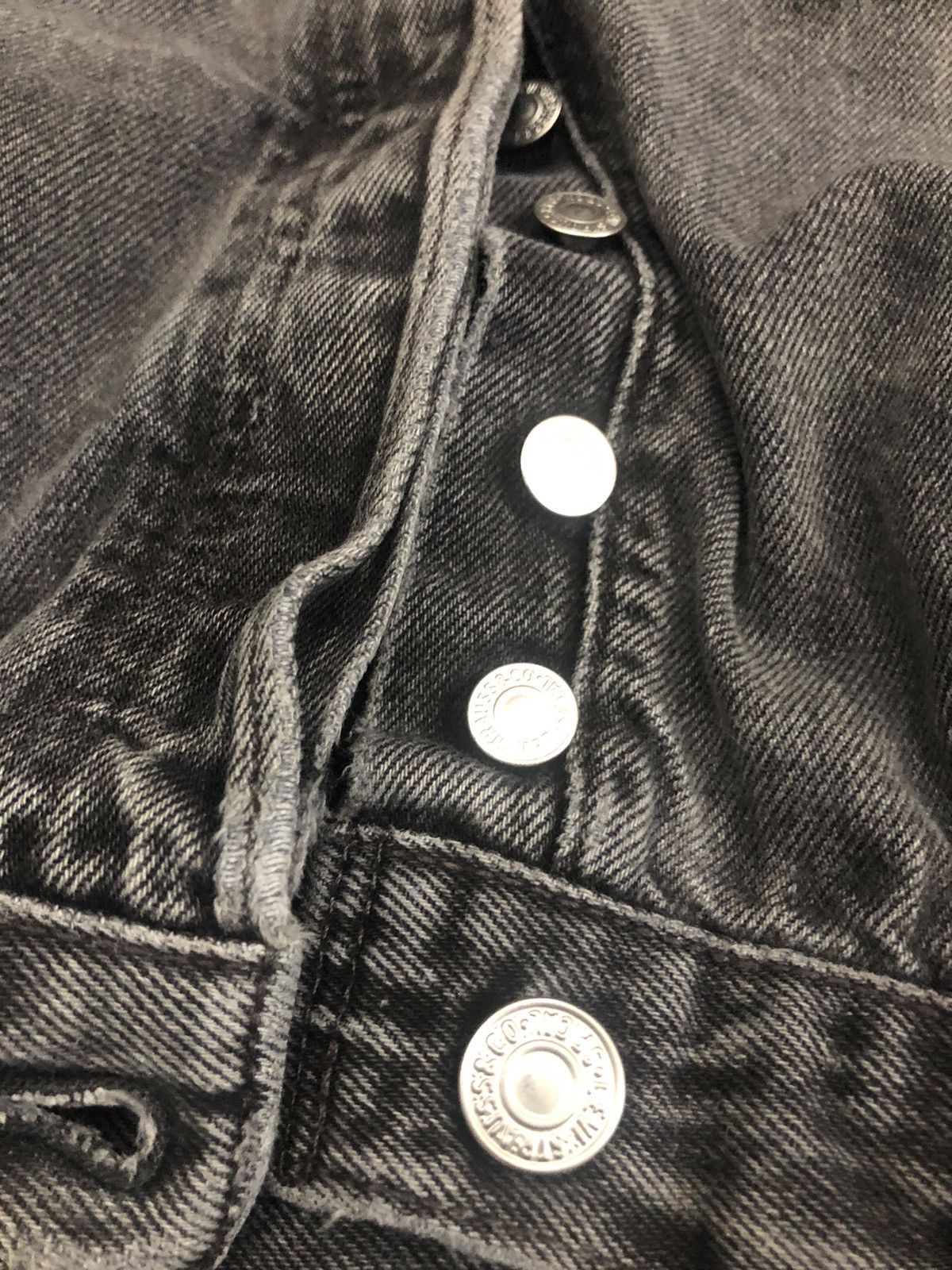 Levi's Levi's 🇺🇸 501XX asphalt denim patched cutoff vintage short 32 Size US 32 / EU 48 - 6 Thumbnail