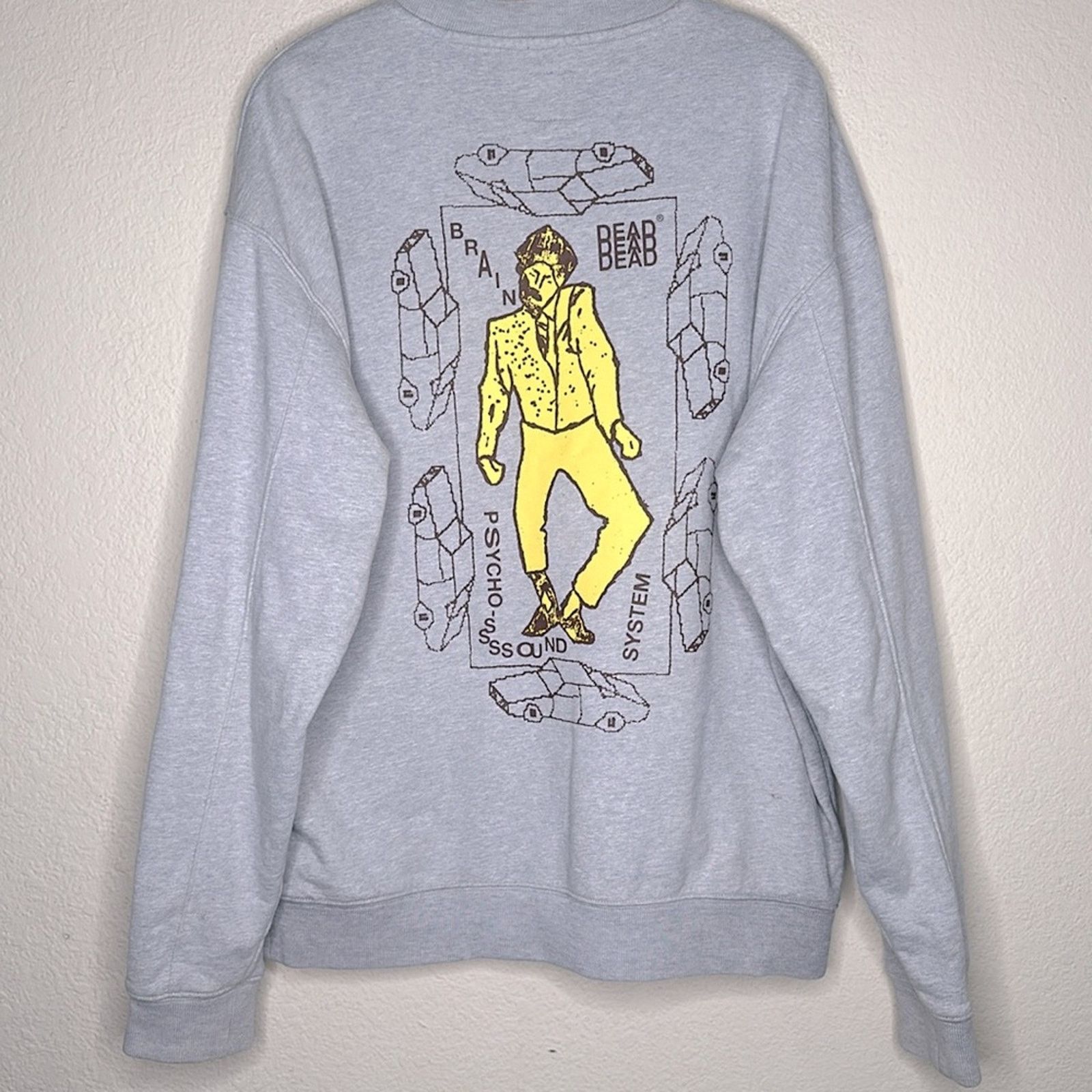 Brain Dead Brain Dead PROGRESSIVE ARTISTRY CREWNECK SWEATSHIRT GREY MED Size US M / EU 48-50 / 2 - 7 Thumbnail