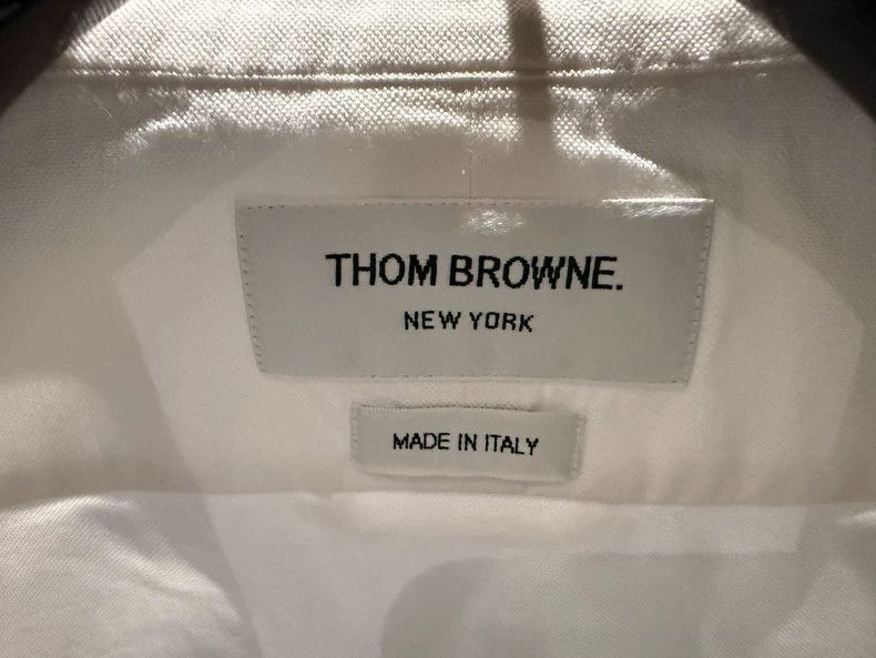 Thom Browne Thom Browne size1 Arm four bar shirt, white Size US S / EU 44-46 / 1 - 3 Thumbnail