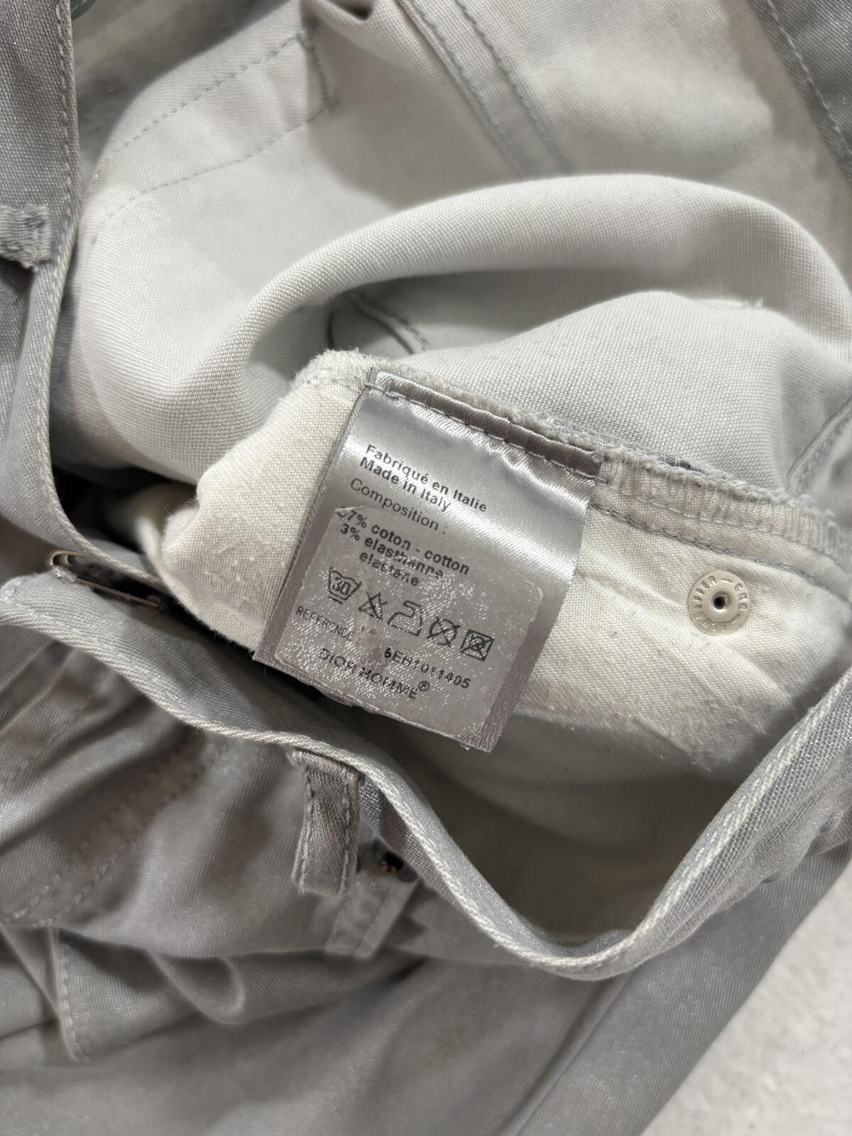 Dior Dior Homme Ss06 silver glitter denim Size US 32 / EU 48 - 8 Thumbnail