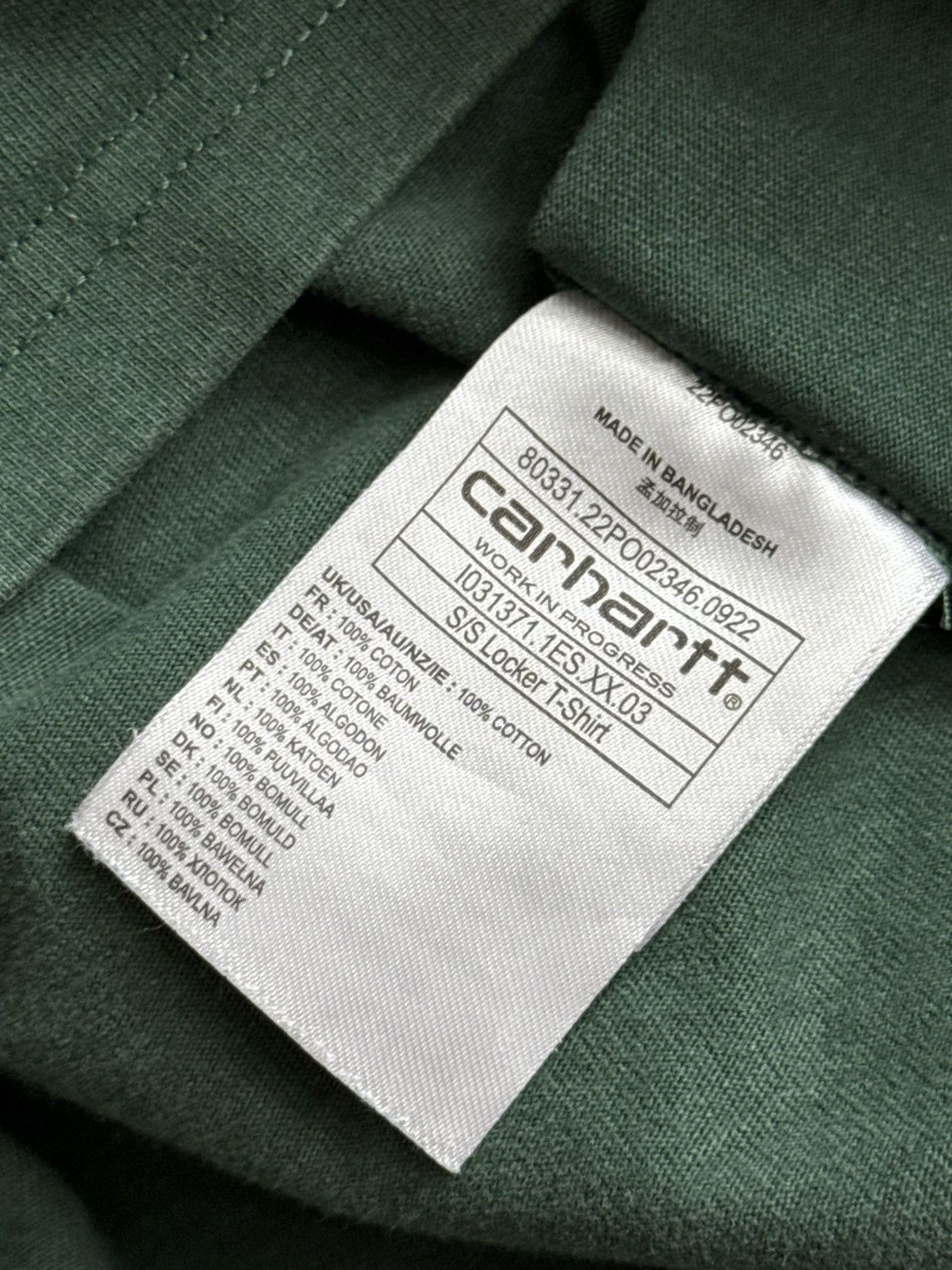 Carhartt Wip Carhartt Wip S/S Locker tshirt Size US XS / EU 42 / 0 - 4 Thumbnail