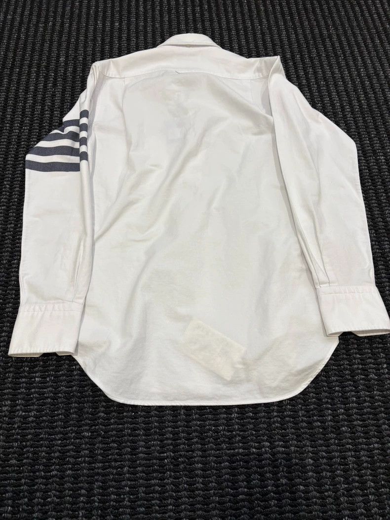Thom Browne Thom Browne White long-sleeved shirt Size US XS / EU 42 / 0 - 2 Thumbnail