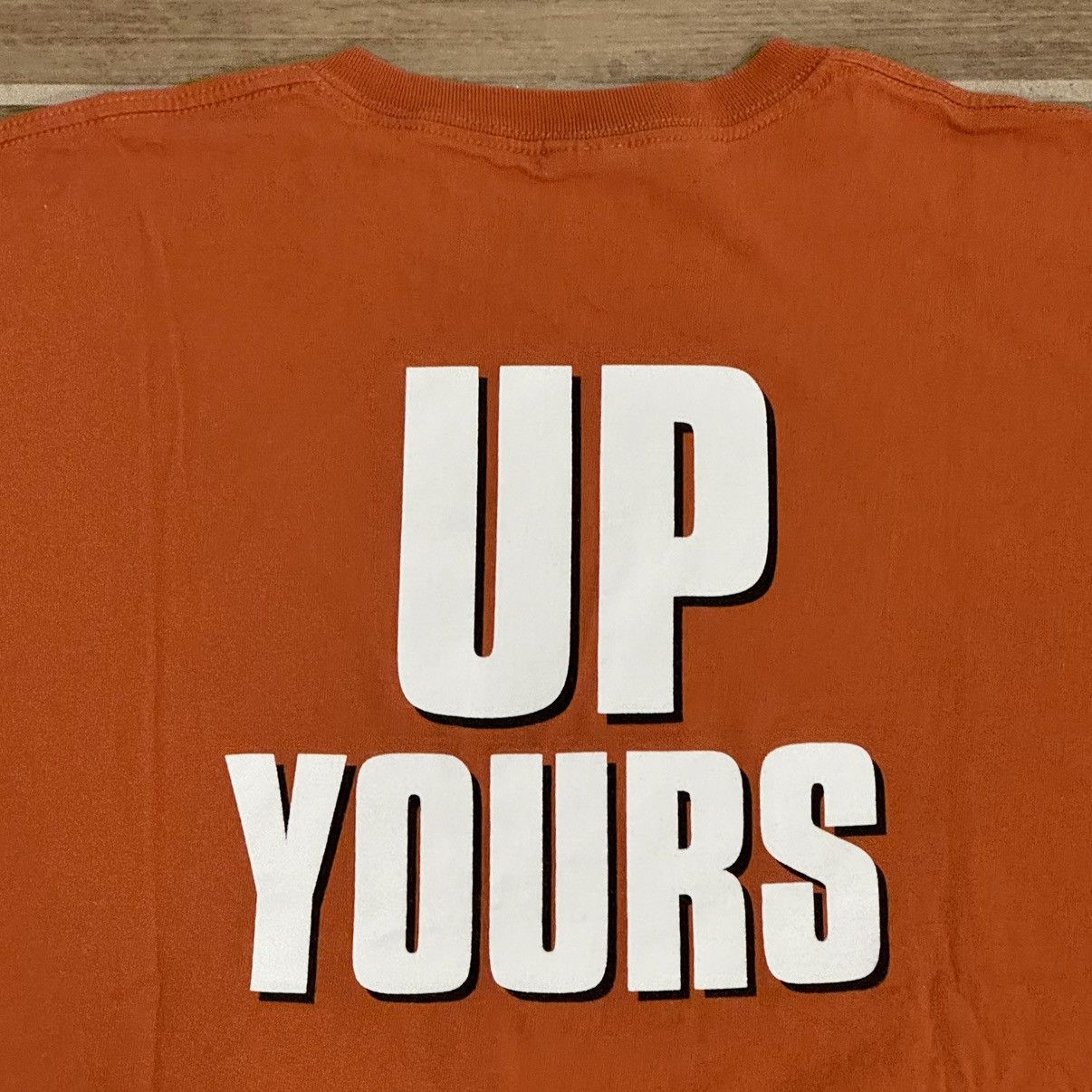 Vintage Vintage Texas Longhorns “Hey Oklahoma, Up Yours” T-Shirt Size US XL / EU 56 / 4 - 4 Thumbnail