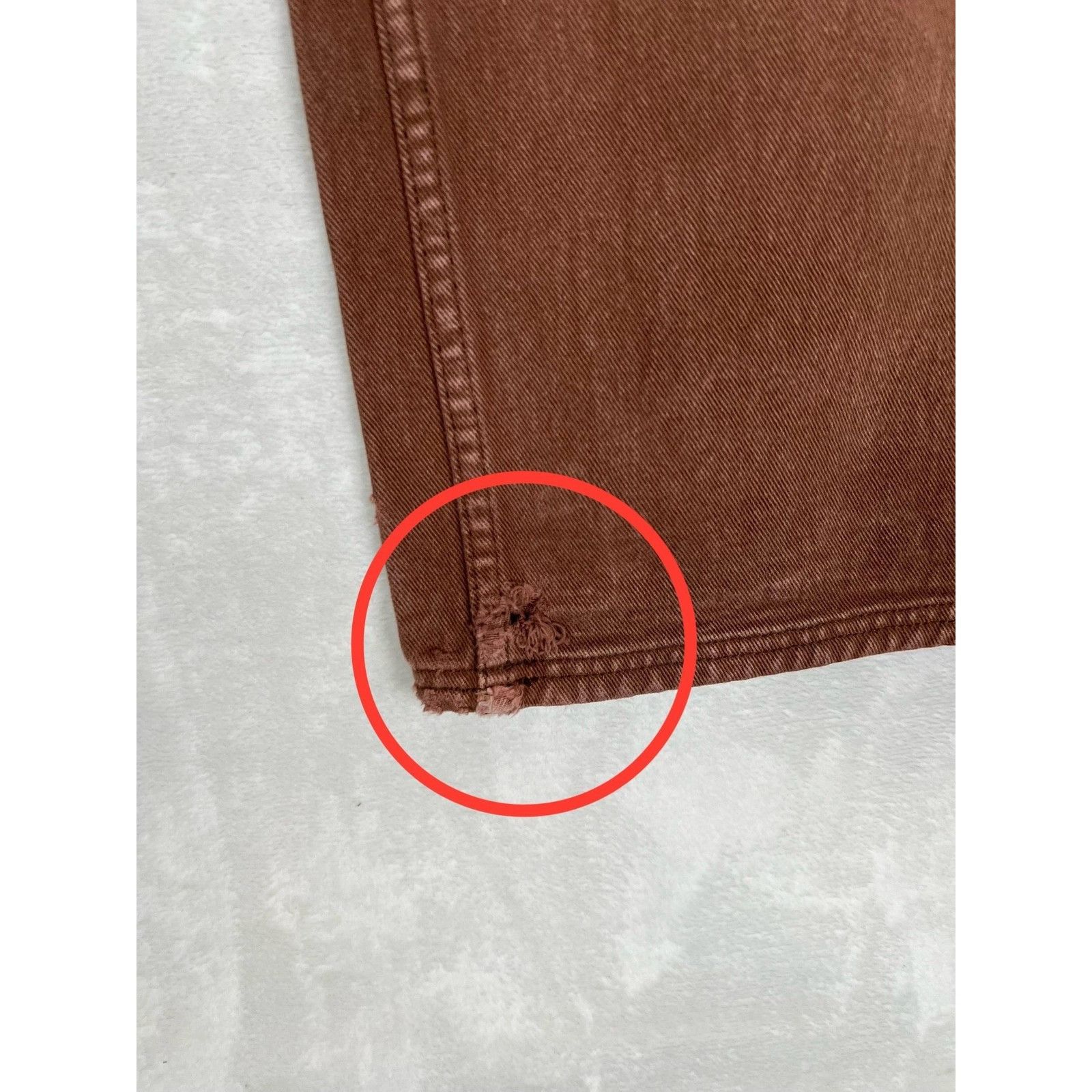 Pacsun PacSun Ultra High Rise Flare Carpenter Jeans Womens 22 Brown Size 40" / US 18 - 2 Thumbnail