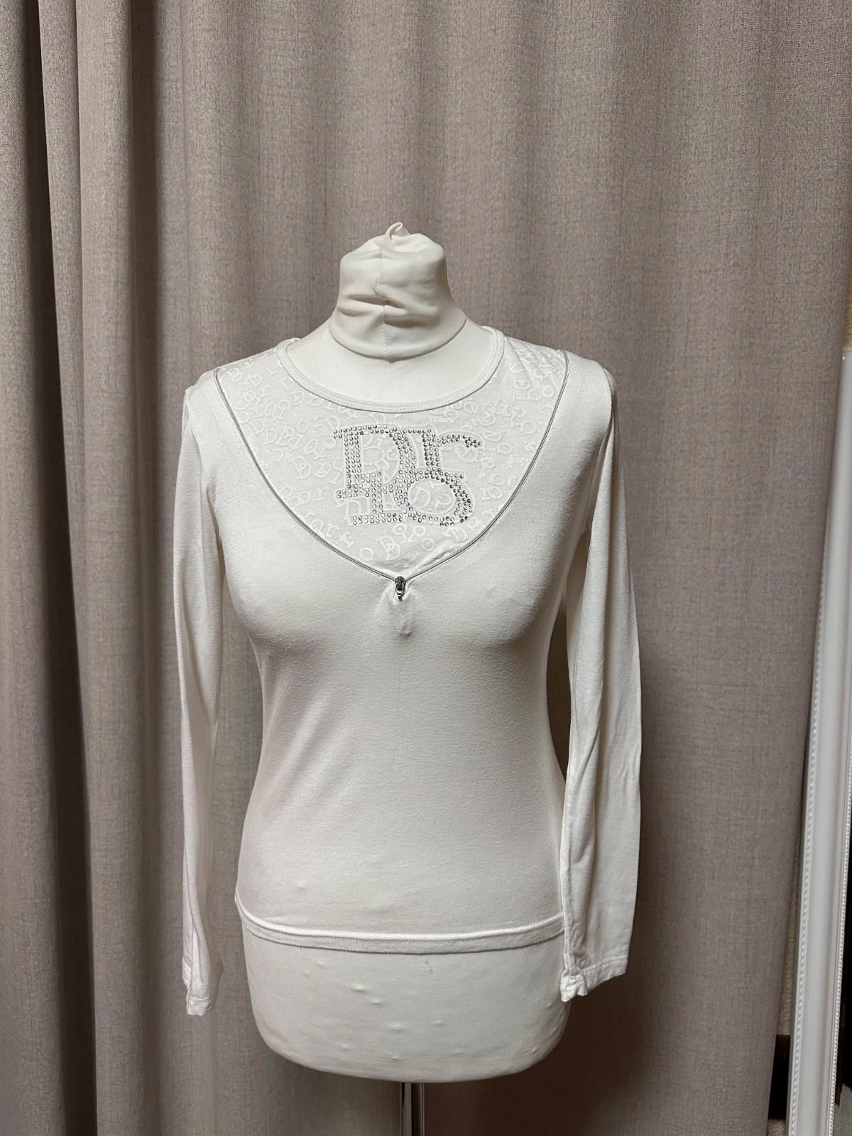 Dior Christian Dior Womens Size Us 8 Long Sleeve Crystals Top Size S / US 4 / IT 40 - 1 Thumbnail