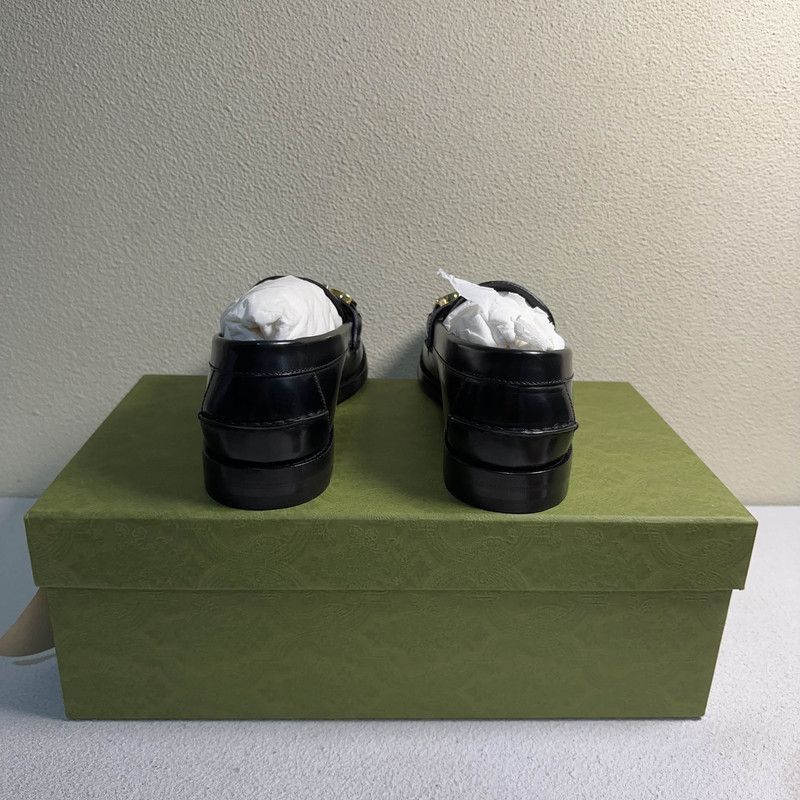 Gucci Gucci Black Slip-On Casual Shoes for Men - Size US 8.5 / EU 41-42 - 3 Thumbnail
