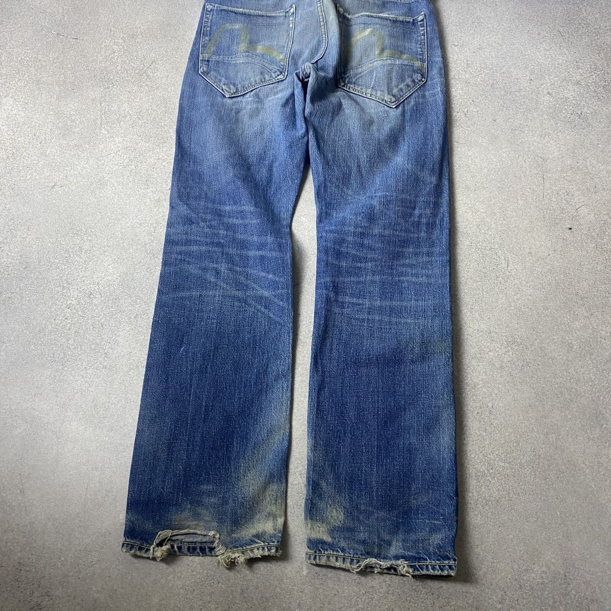 Evisu Vintage Evisu Jeans Distressed Pants Y2K Size US 32 / EU 48 - 2 Thumbnail