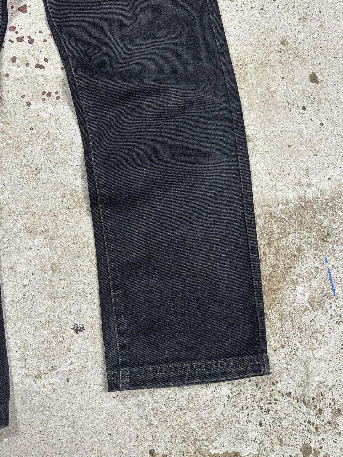 Diesel Vintage 90s Diesel Paddle Black Baggy Denim Jeans Jacket Size US 30 / EU 46 - 3 Thumbnail