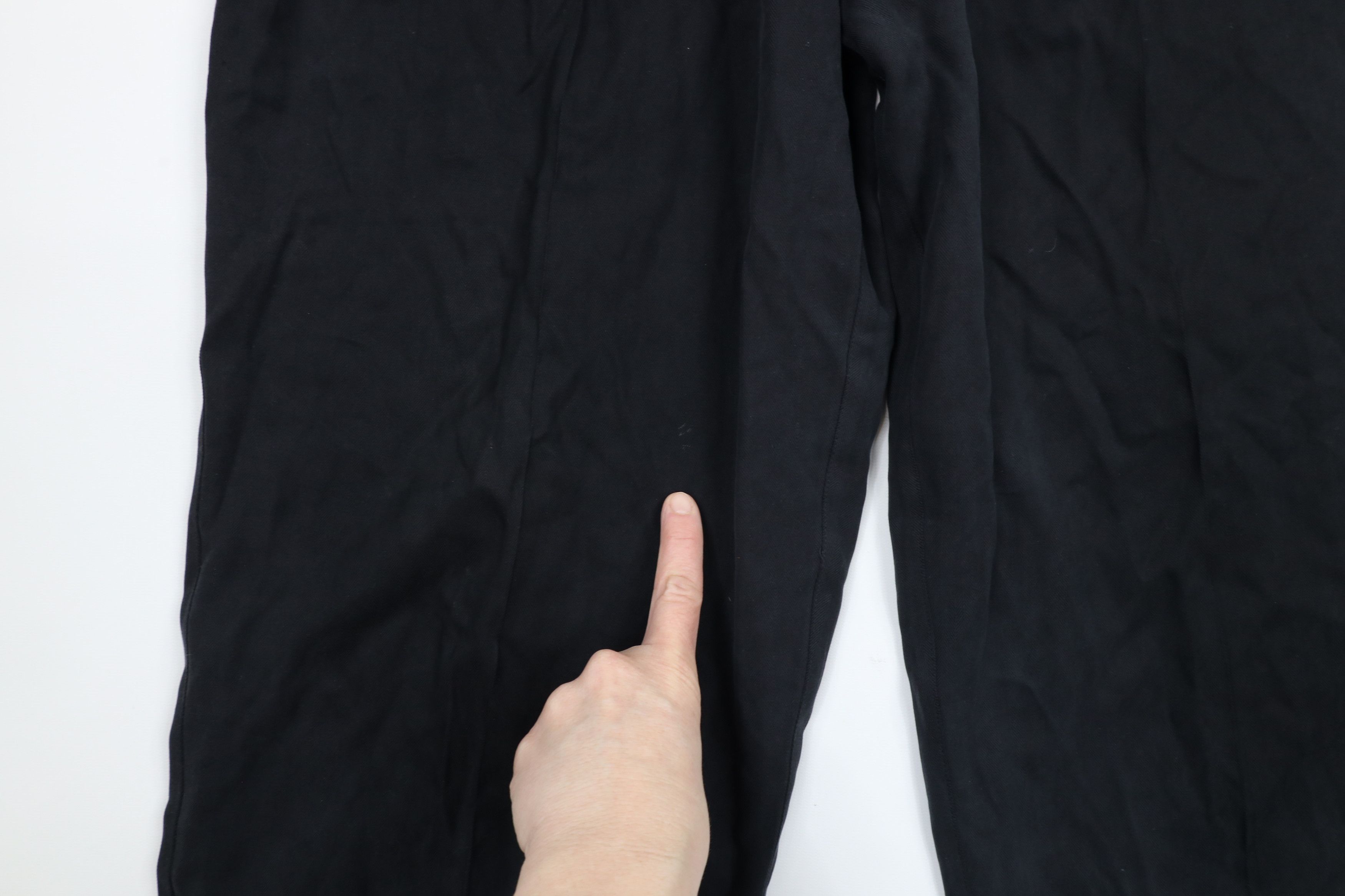 Vintage Vintage 90s Streetwear Wide Leg Herringbone Silk Pants Size US 40 / EU 56 - 6 Thumbnail