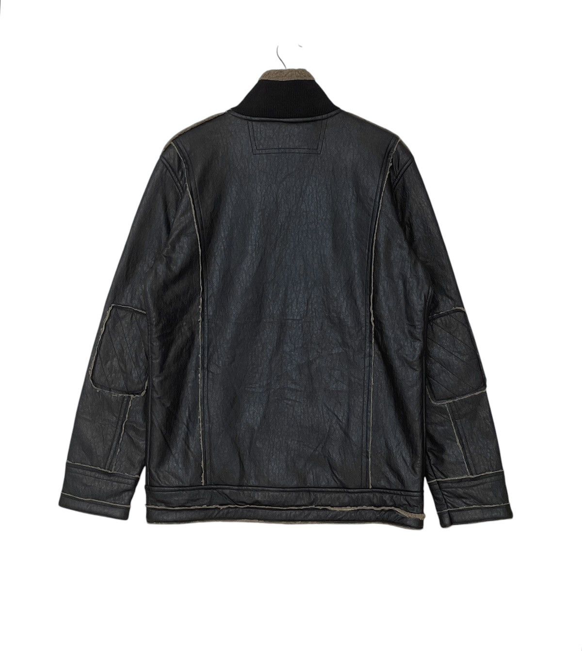 Vintage Vintage Fur Leather Jacket 1990s Size US L / EU 52-54 / 3 - 2 Thumbnail