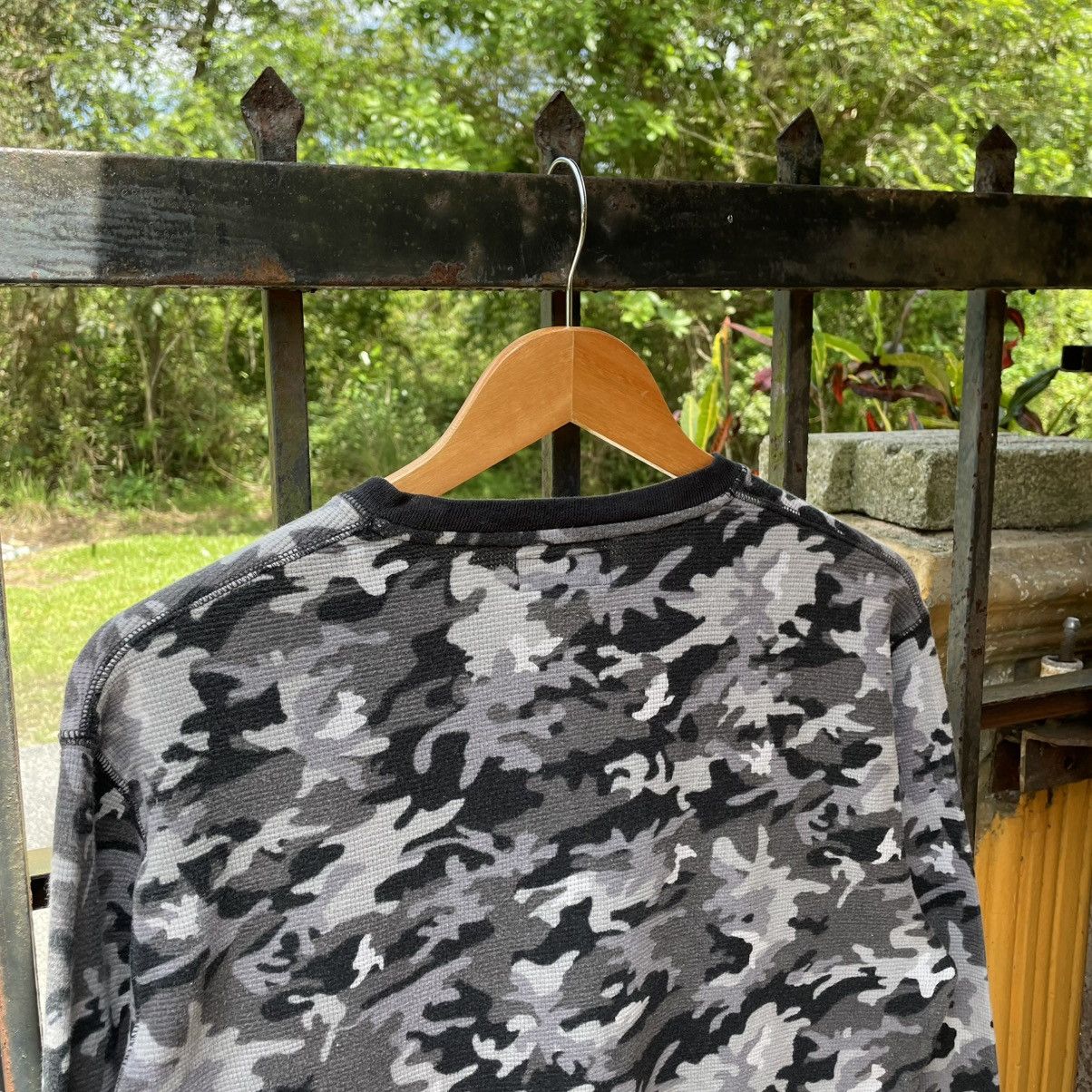 Polo Ralph Lauren × Ralph Lauren × Vintage 🔥Polo Ralph Lauren Small Pony Camo Design Waffle Shirts Size US M / EU 48-50 / 2 - 3 Thumbnail